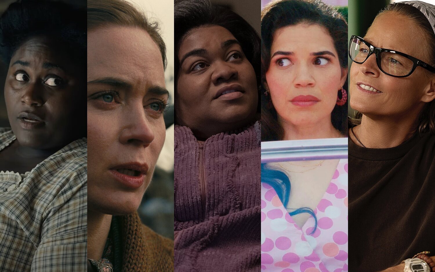 Danielle Brooks, Emily Blunt, Da'Vine Joy Randolph, America Ferrera y Jodie Foster