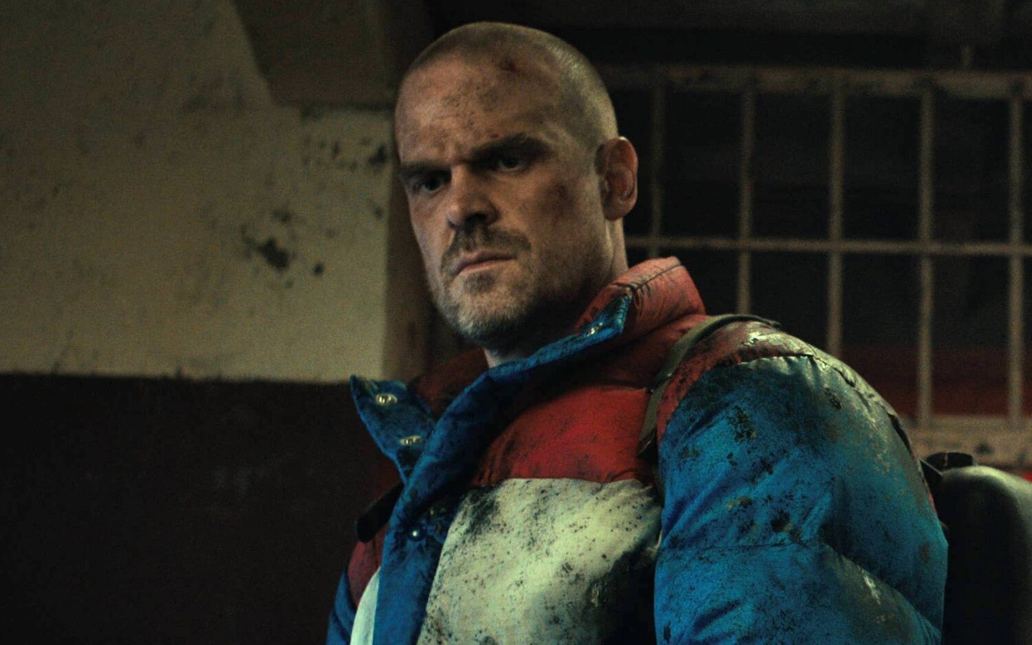 David Harbour como Jim Hopper en la temporada 4 de 'Stranger Things'