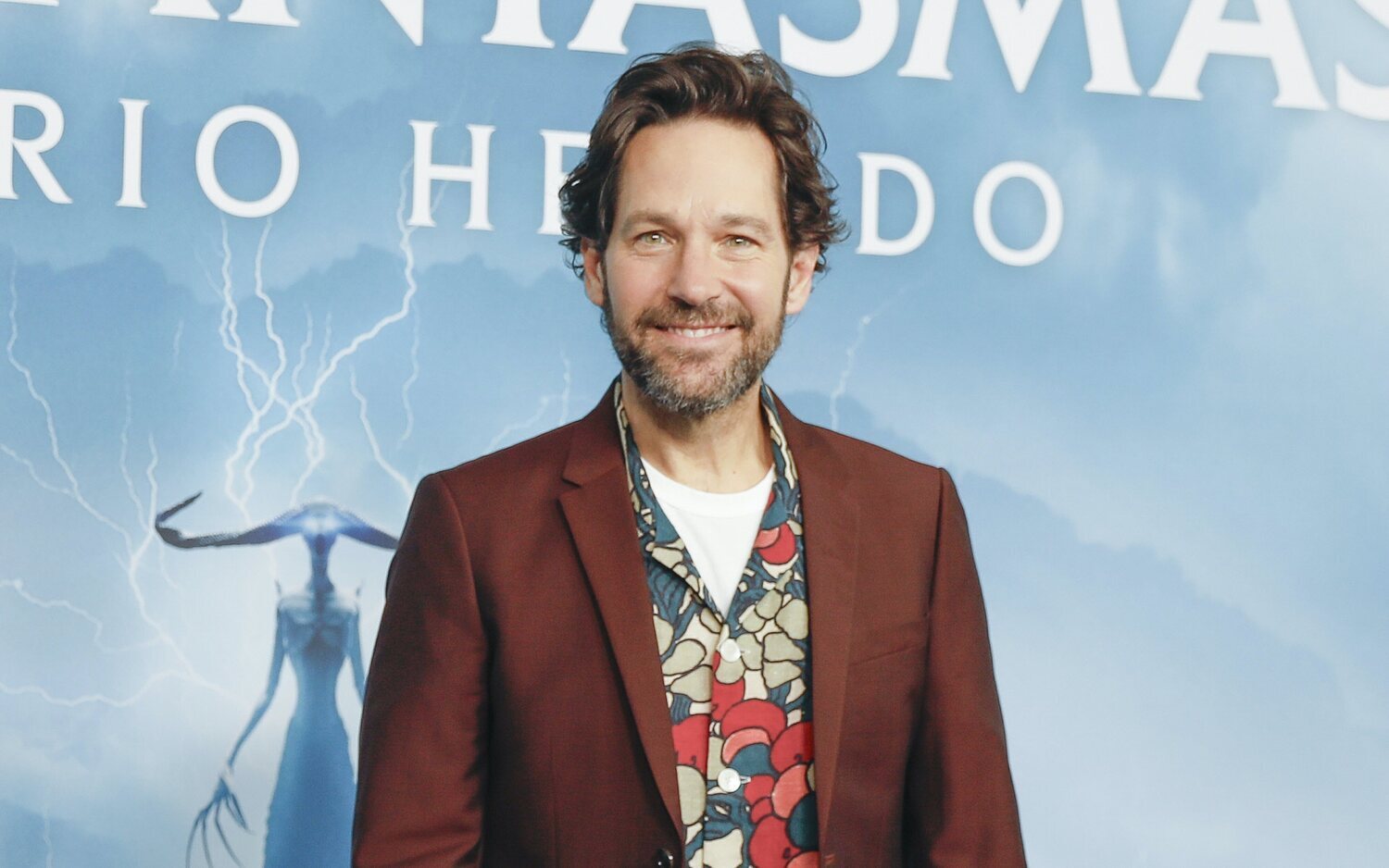 Paul Rudd en la presentación en Madrid de 'Cazafantasmas: Imperio helado'