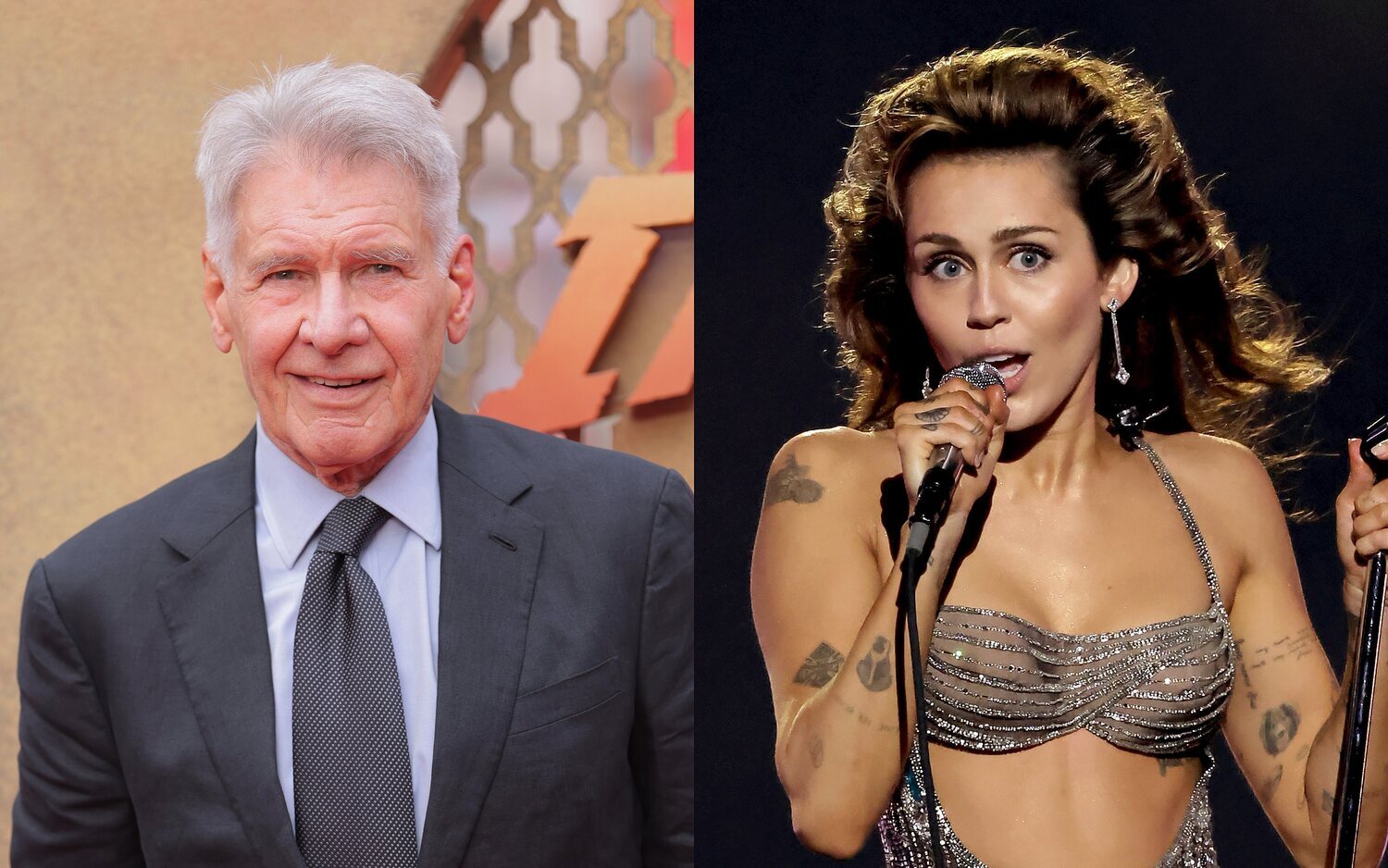 Harrison Ford y Miley Cyrus