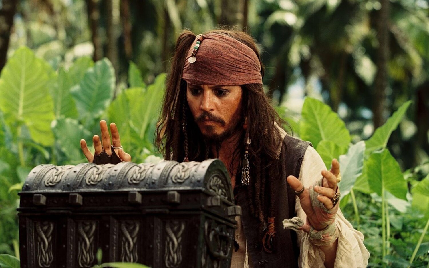 Johnny Deep en 'Piratas del Caribe: El cofre del hombre muerto'