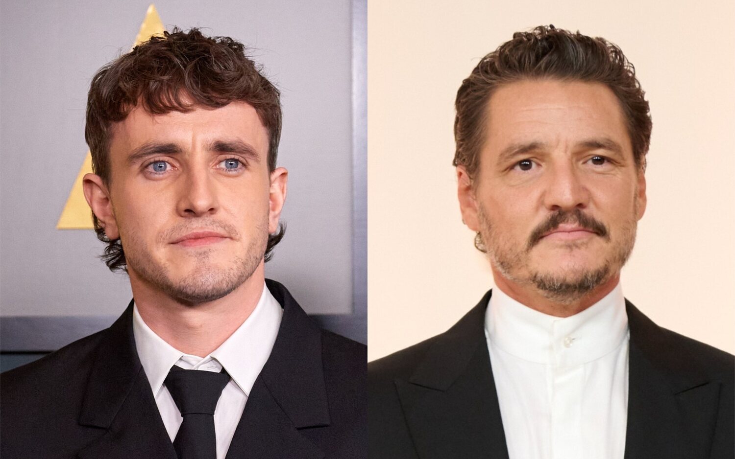 Paul Mescal en los Premios de los Gobernadores 2022 y Pedro Pascal en los Oscar 2023