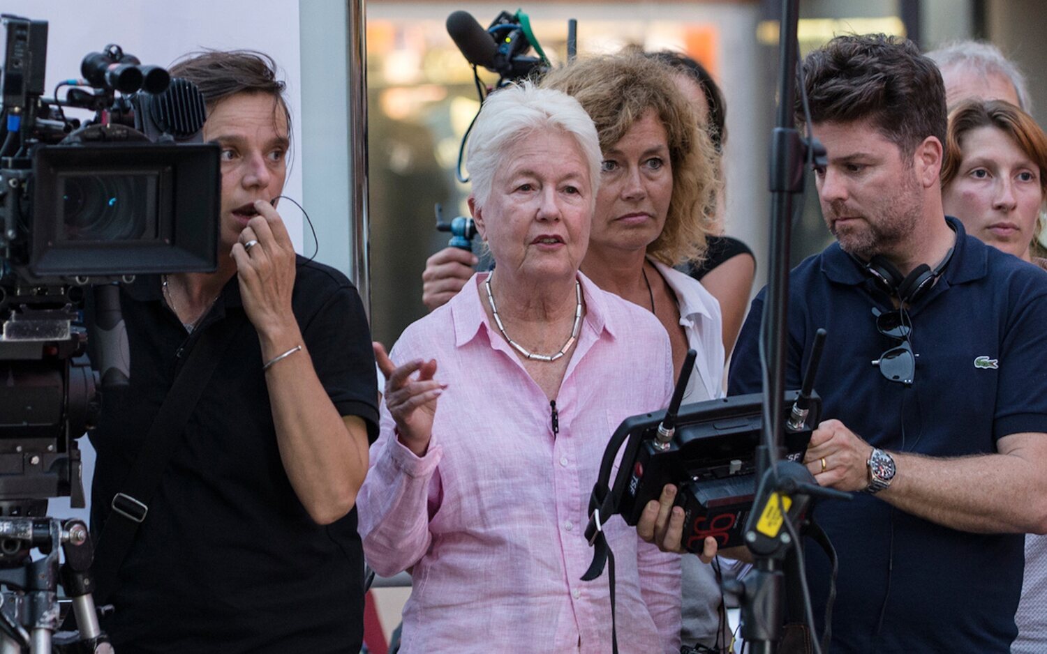 Eleanor Coppola en el rodaje de 'París puede esperar'