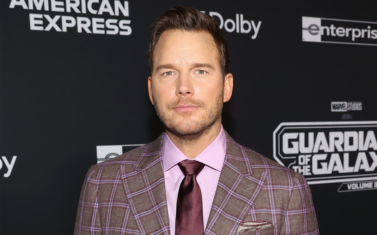 Chris Pratt en la premiere de 'Guardianes de la galaxia Vol. 3'