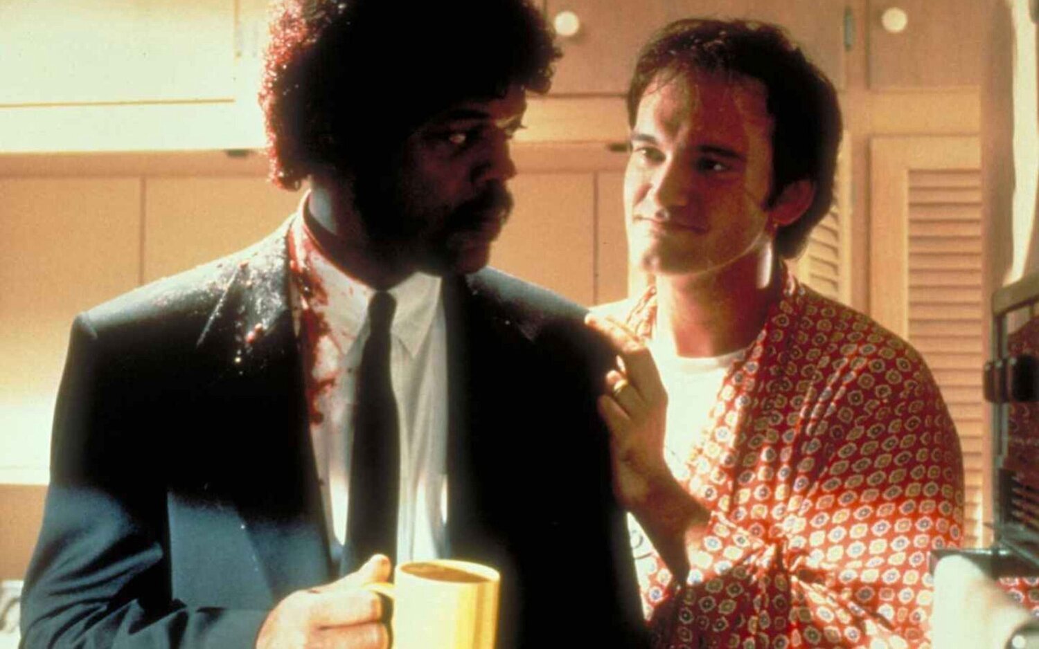 Samuel L. Jackson y Quentin Tarantino en 'Pulp Fiction'