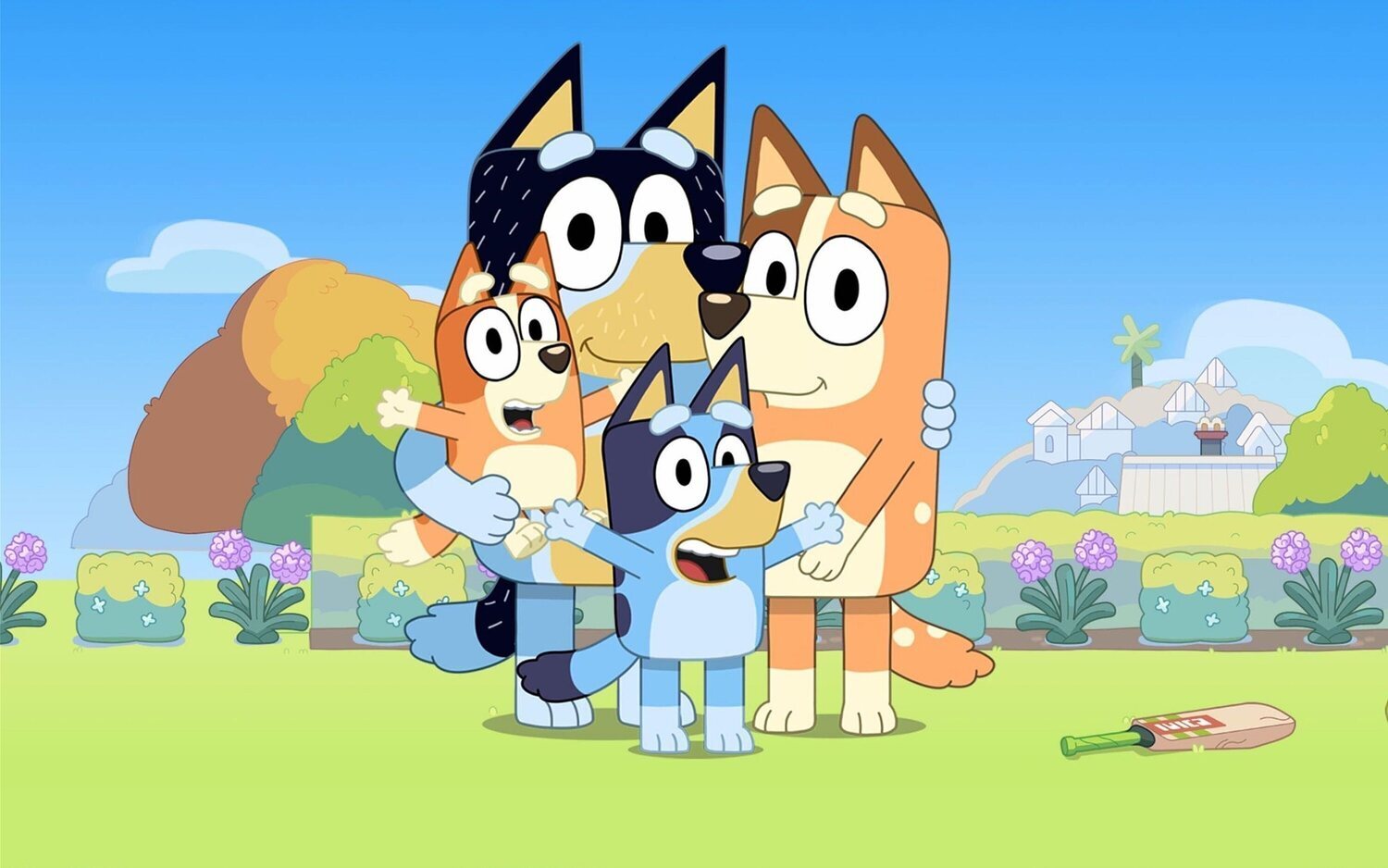 Bingo, Bandit, Bluey y Chilli en 'Bluey'