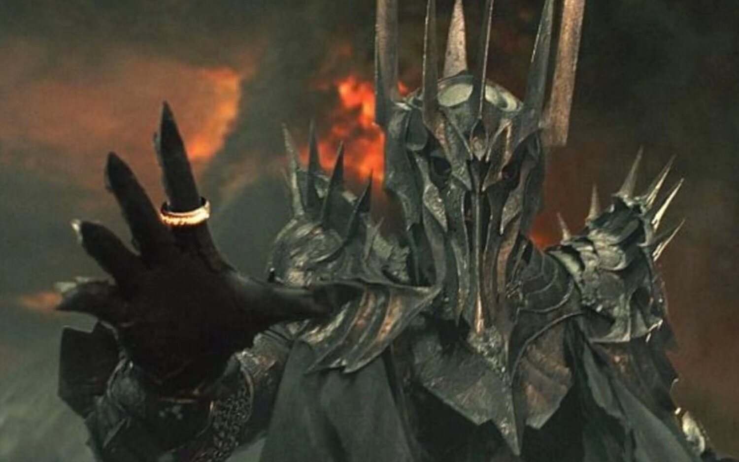 Sauron con el Anillo Único en 'El Señor de los anillos'