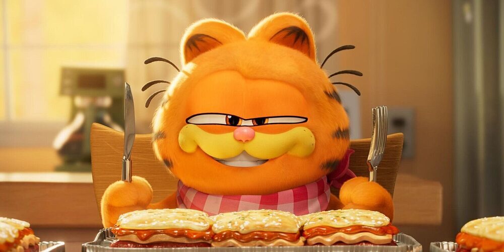 'Garfield: La película' se conforma con el menú infantil clásico sin lasaña ni opciones para adultos