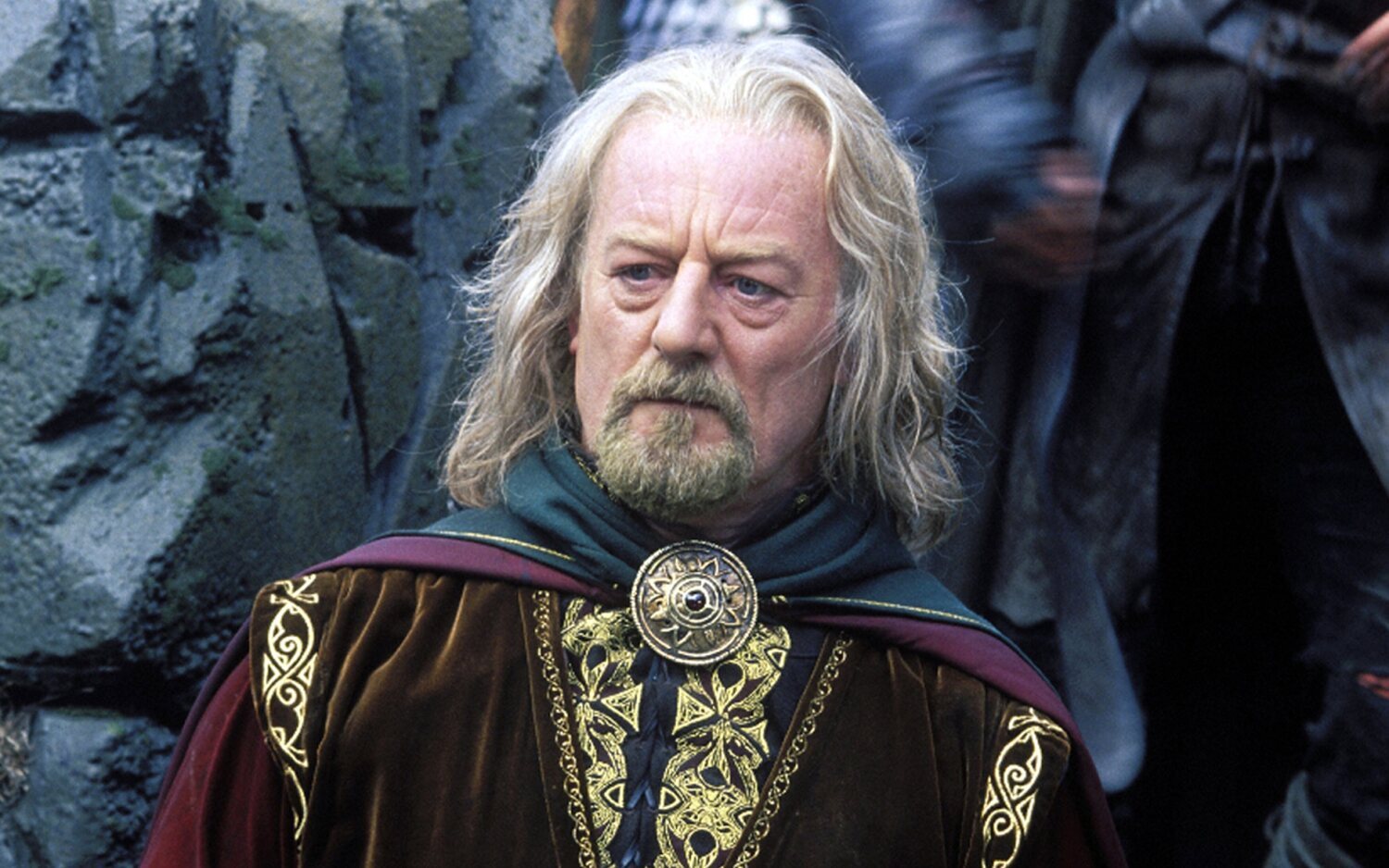 Bernard Hill como el rey Théoden en 'El señor de los anillos'