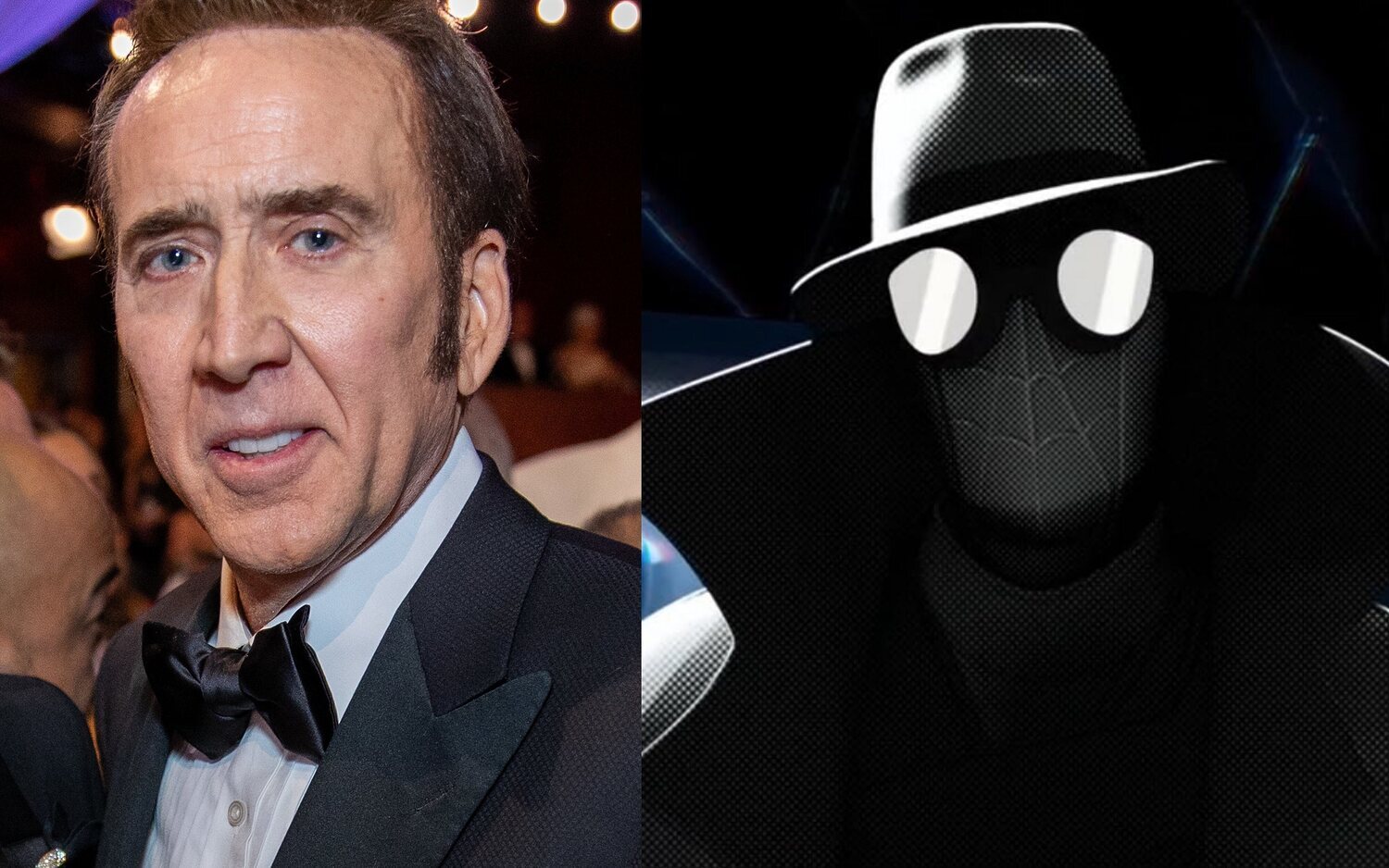 Nicolas Cage y Spider-Man Noir en 'Spider-Man: Un nuevo universo'