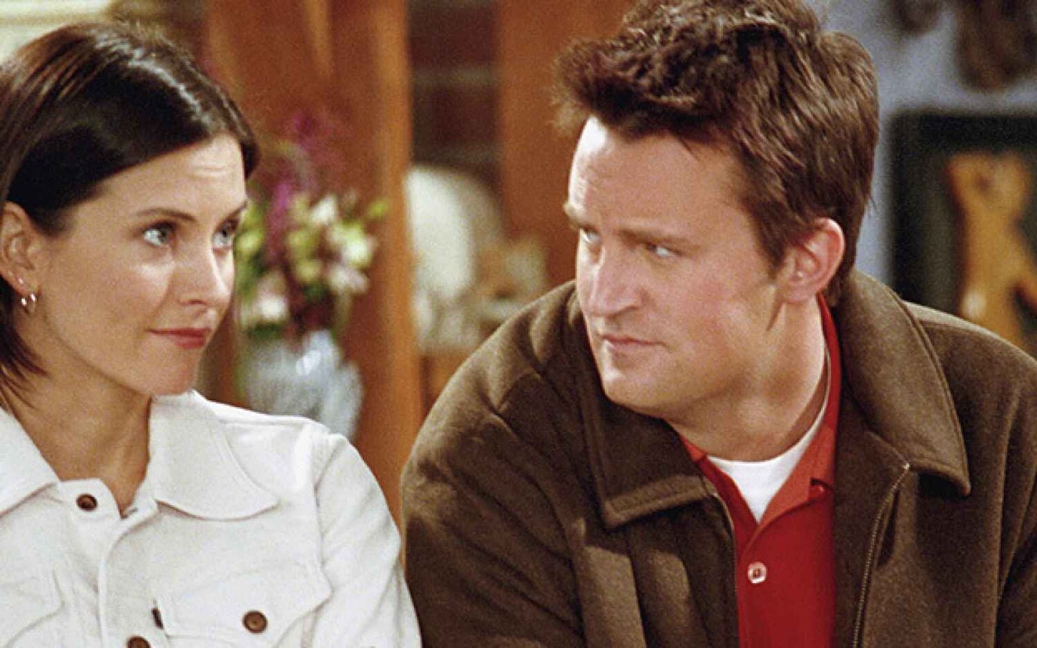 Courteney Cox y Matthew Perry en 'Friends'