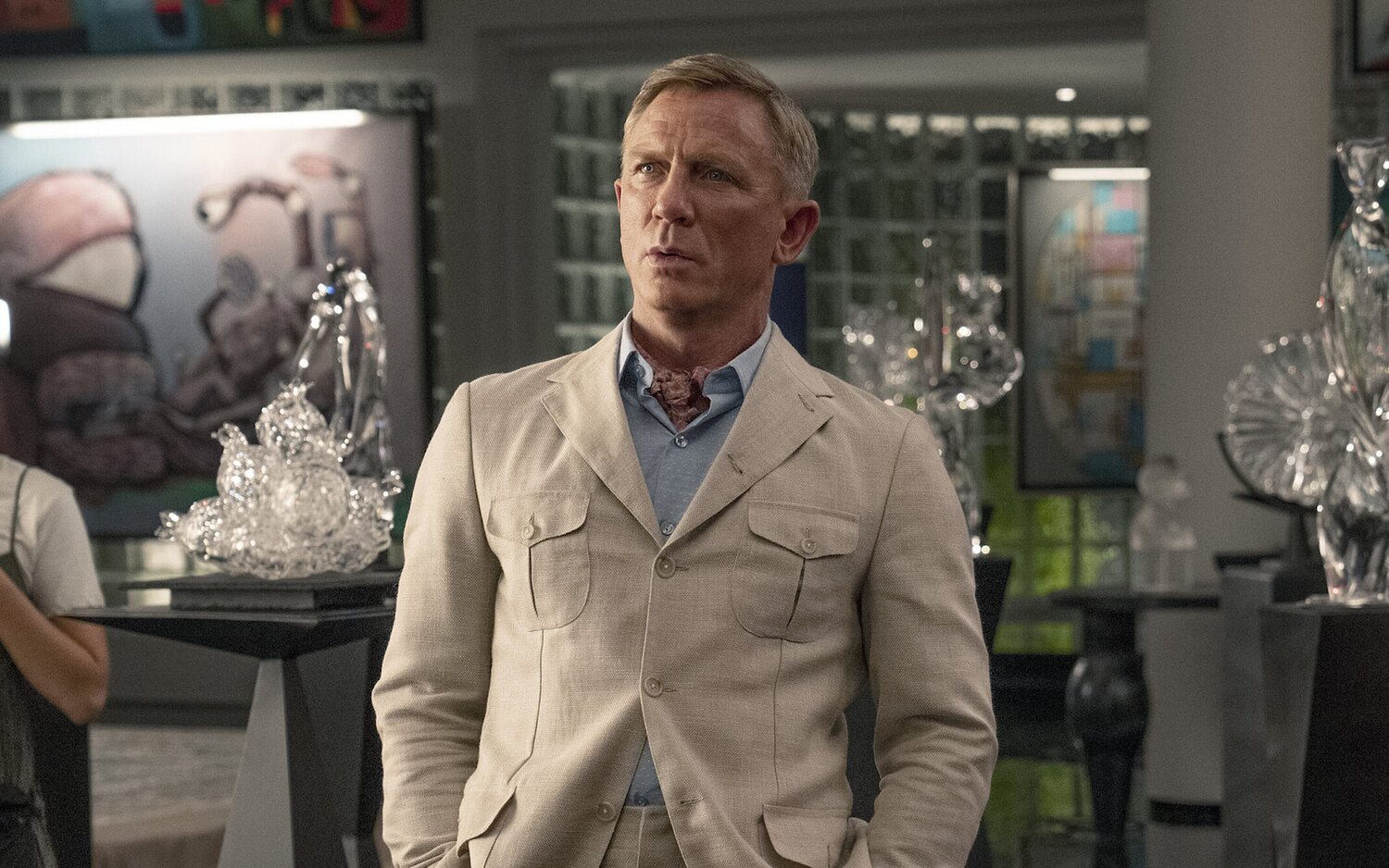 Daniel Craig como Benoit Blanc en 'Puñales por la espalda: El misterio de Glass Onion'