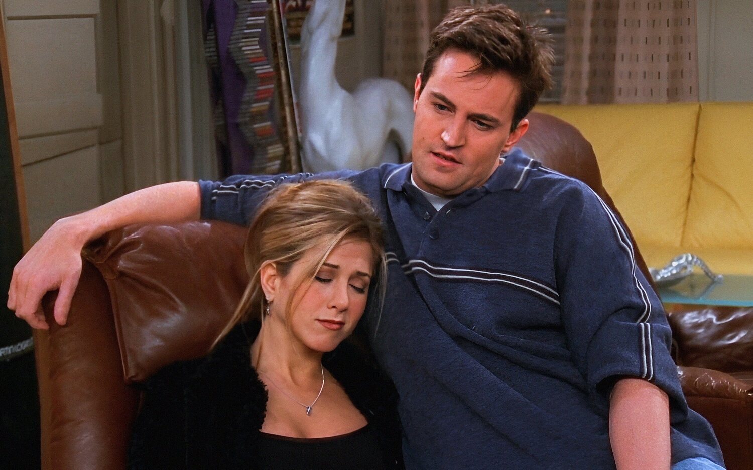 Jennifer Aniston y Matthew Perry en 'Friends'