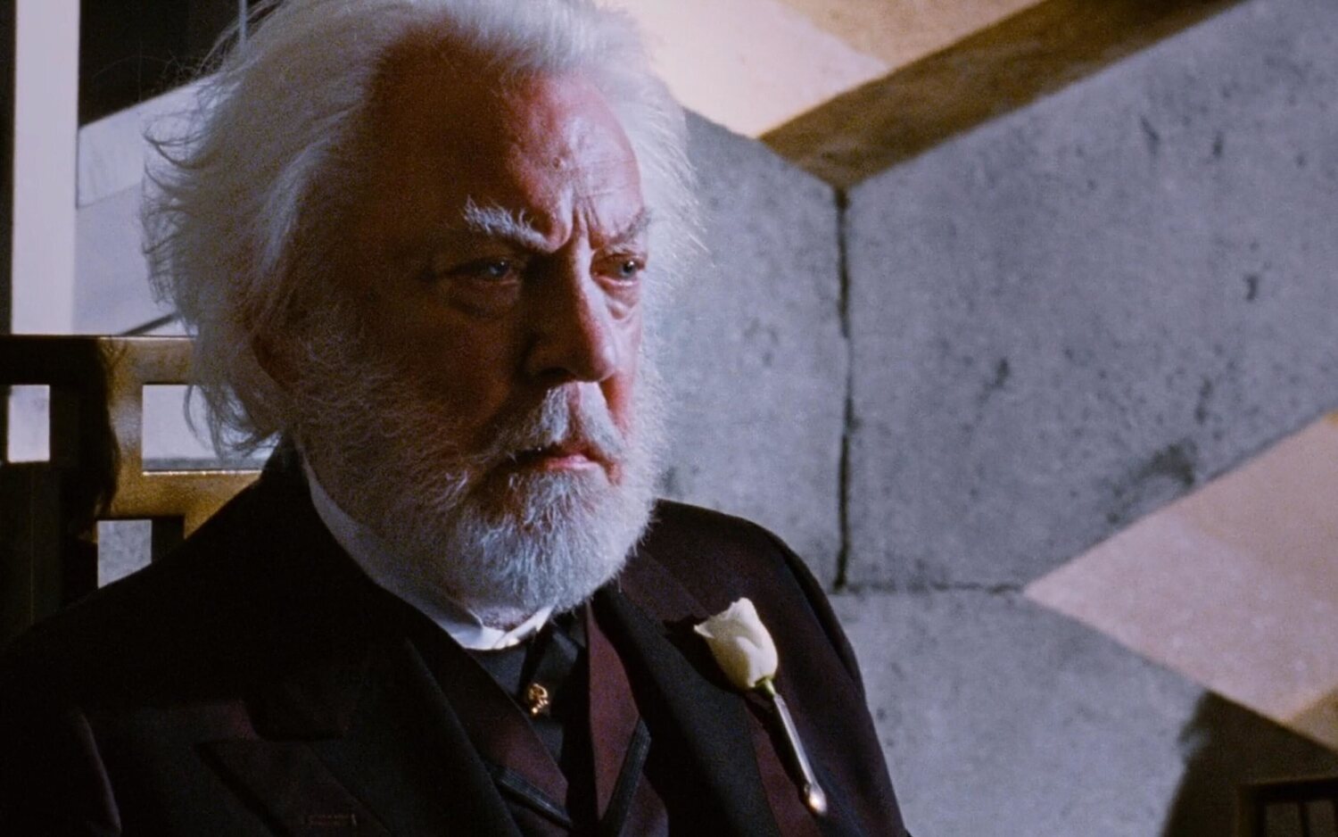 Donald Sutherland en 'Los juegos del hambre'