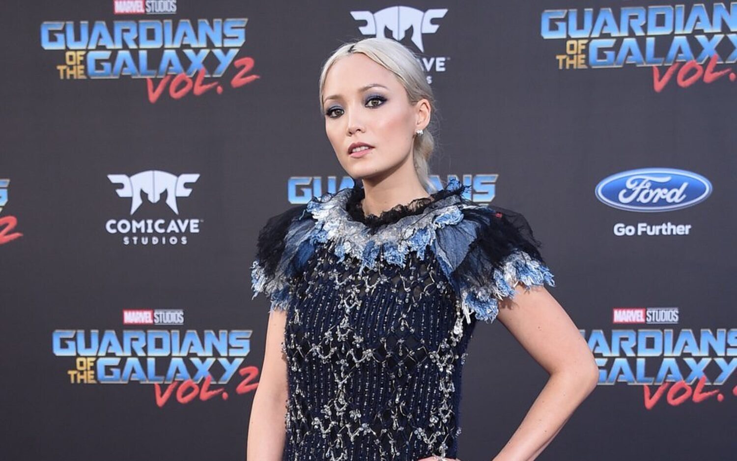 Pom Klementieff en la premiere mundial de 'Guardianes de la Galaxia Vol. 2'