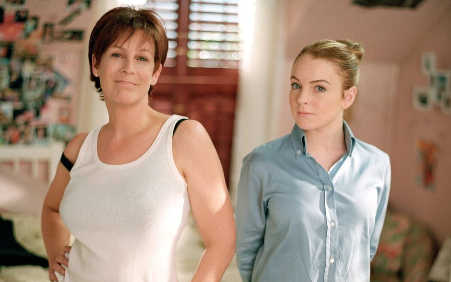 Jamie Lee Curtis y Lindsay Lohan en 'Ponte en mi lugar' (2003)