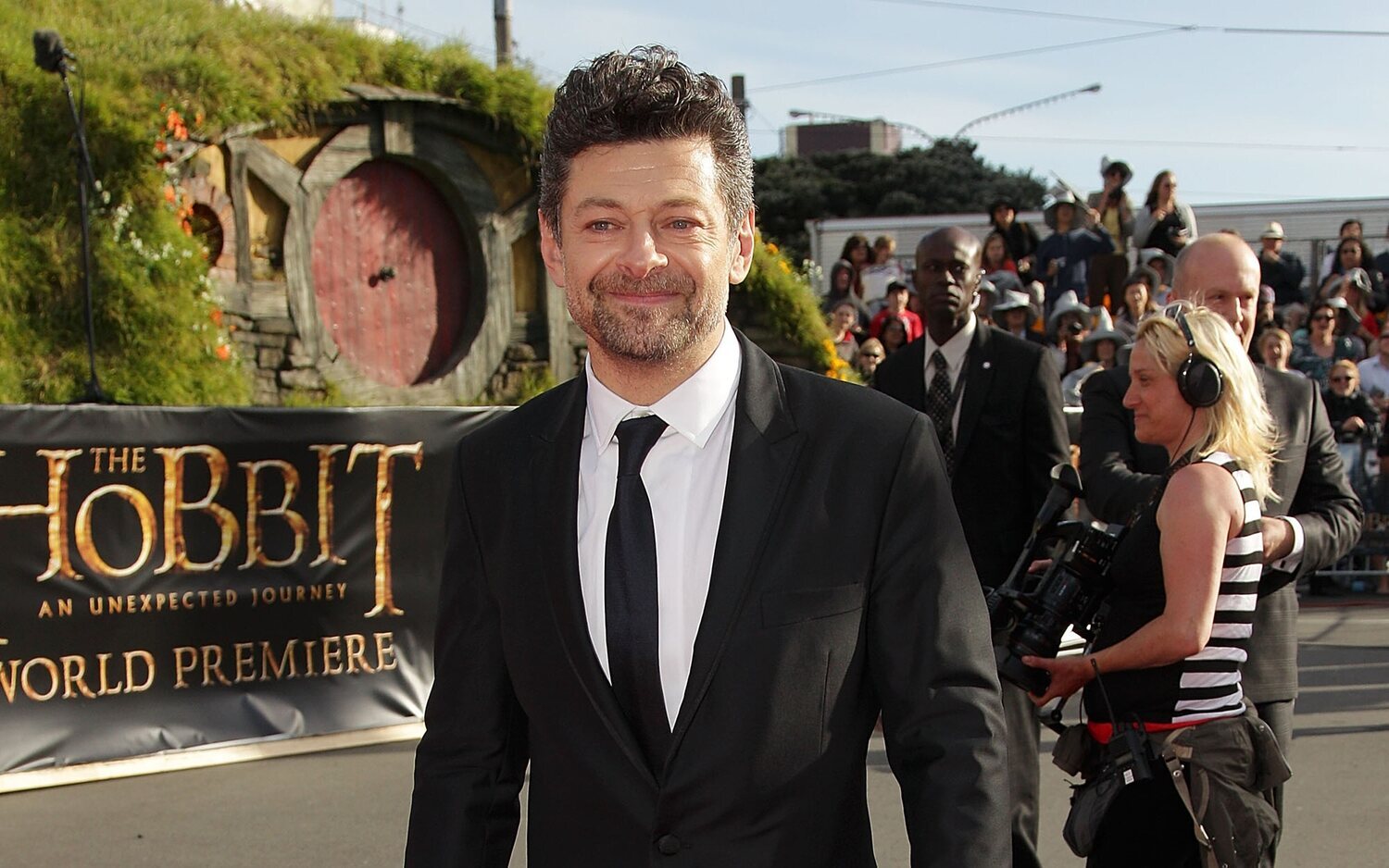 Andy Serkis en la premiere de 'El Hobbit: Un viaje inesperado' en Nueva Zelanda