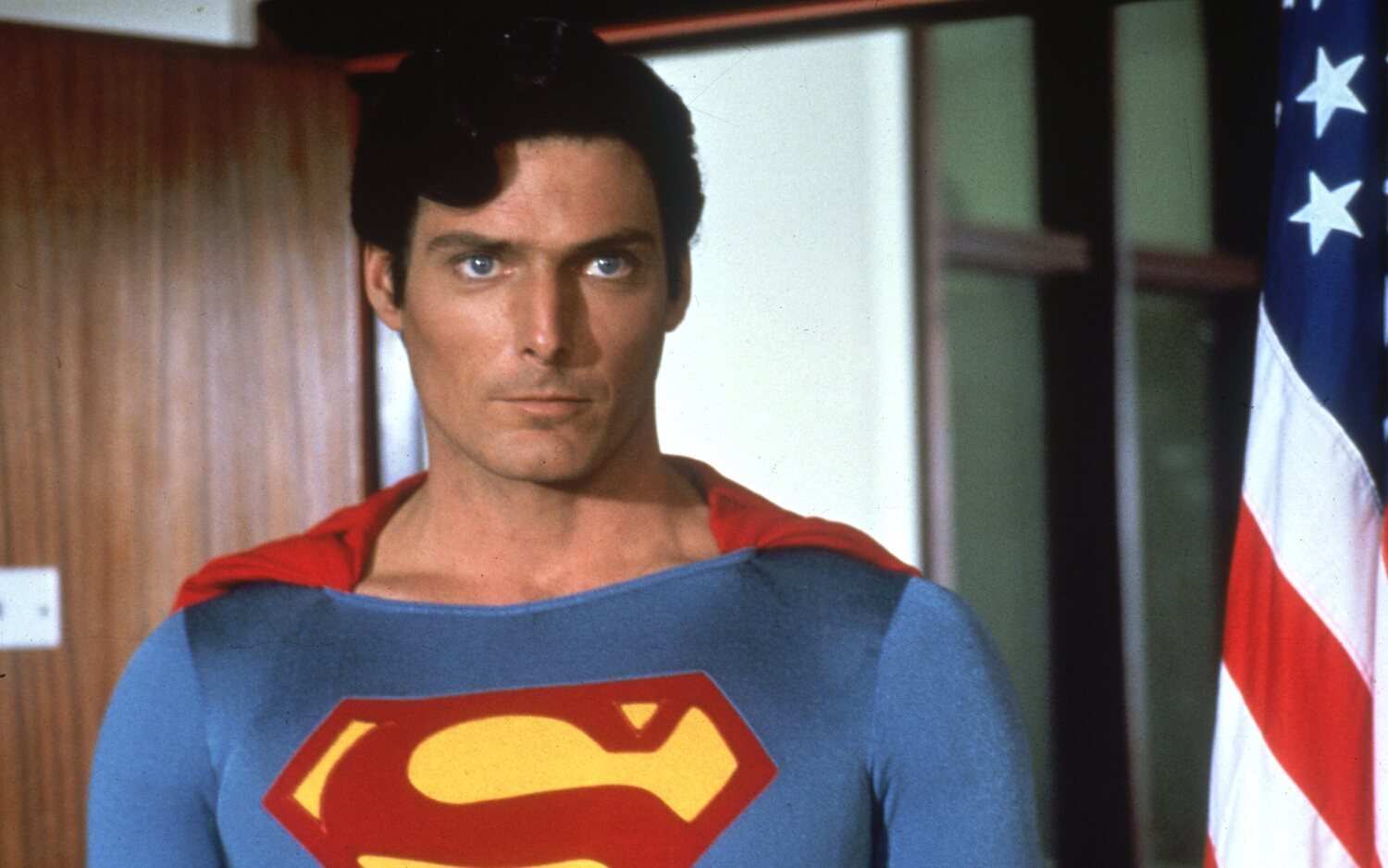 Christopher Reeve en 'Superman IV: En busca de la paz'