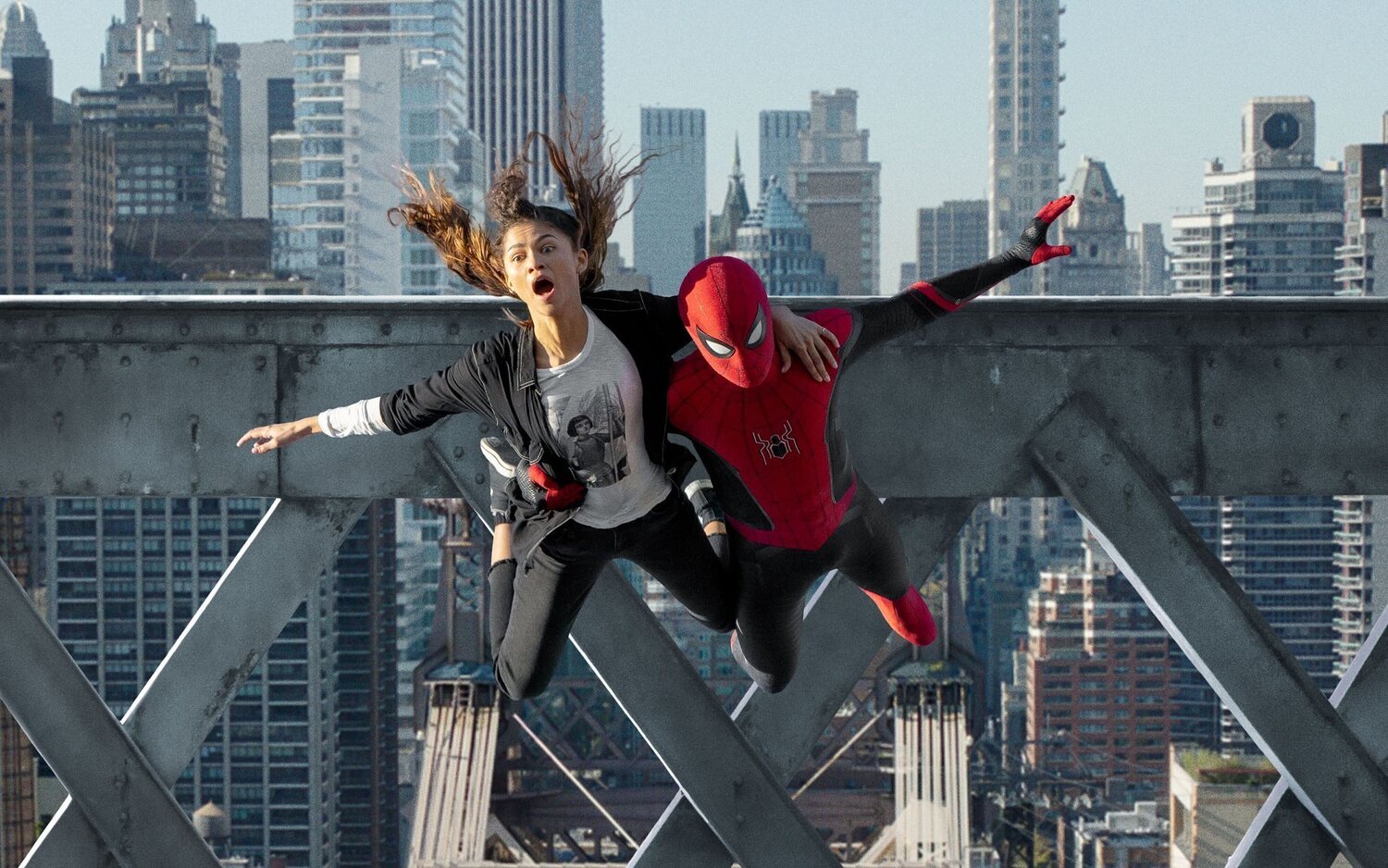 Zendaya y Tom Holland en 'Spiderman: No Way Home'