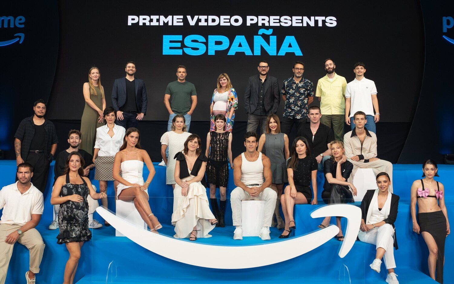 Foto de familia durante el Prime Video Presents 2024