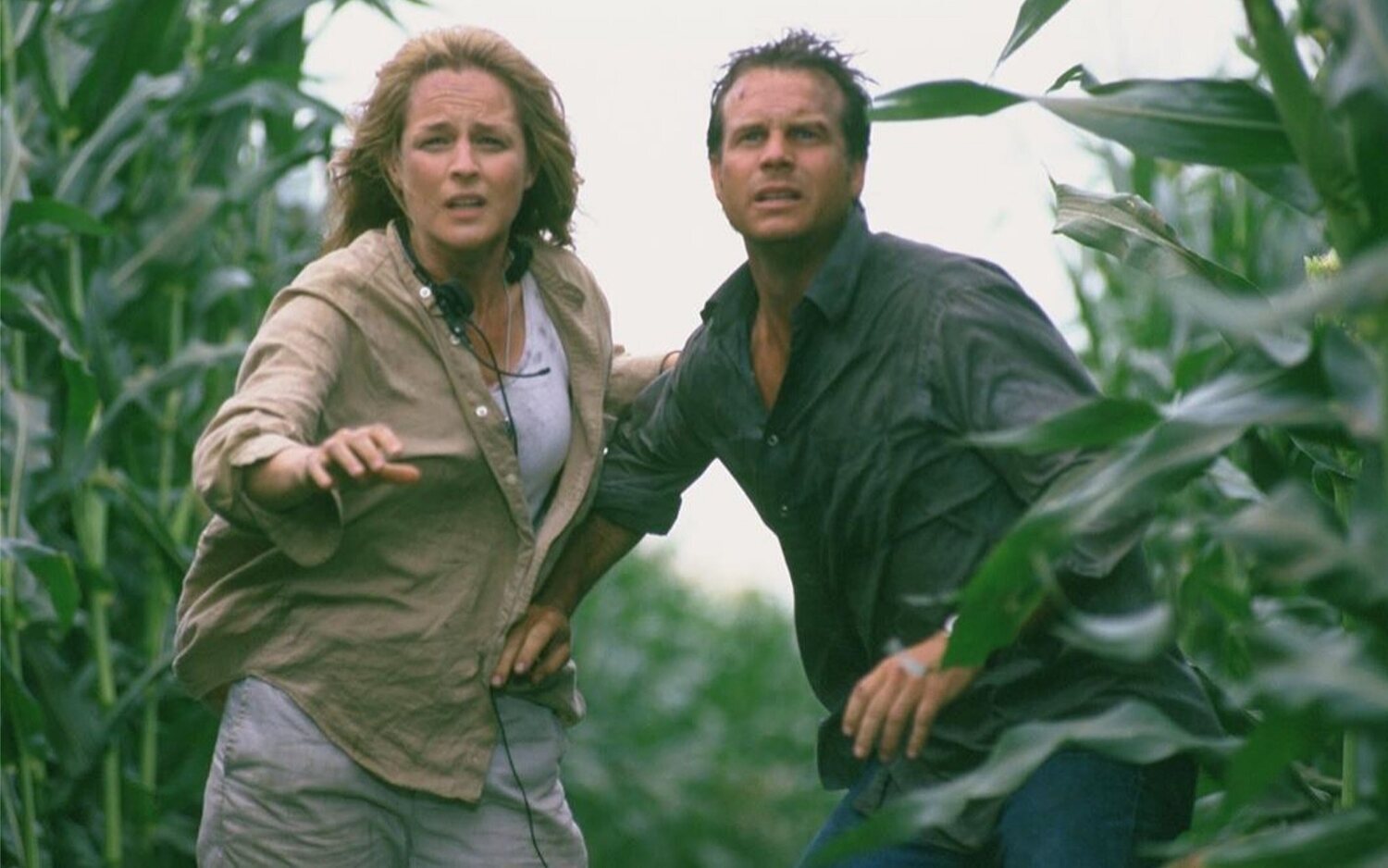 Helen Hunt y Bill Paxton en 'Twister'