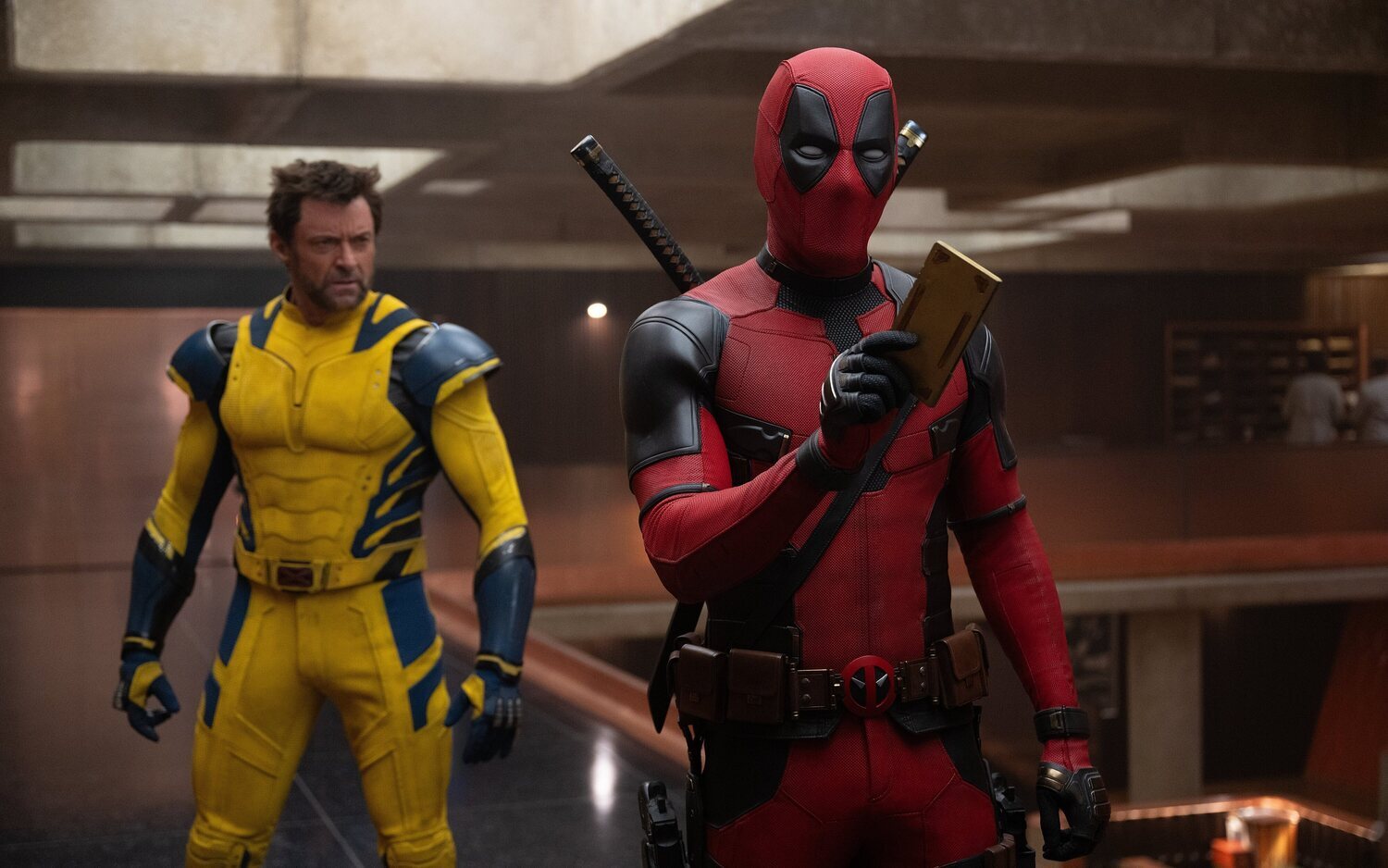 Hugh Jackman y Ryan Reynolds en 'Deadpool y Lobezno'