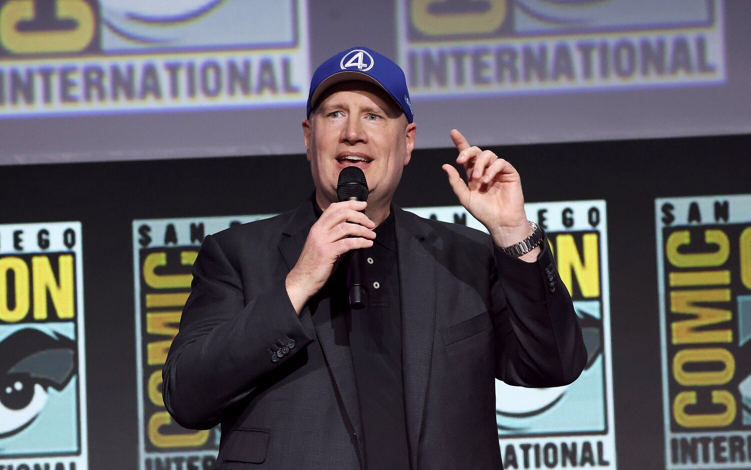 Kevin Feige en el panel de Marvel de la SDCC 2024