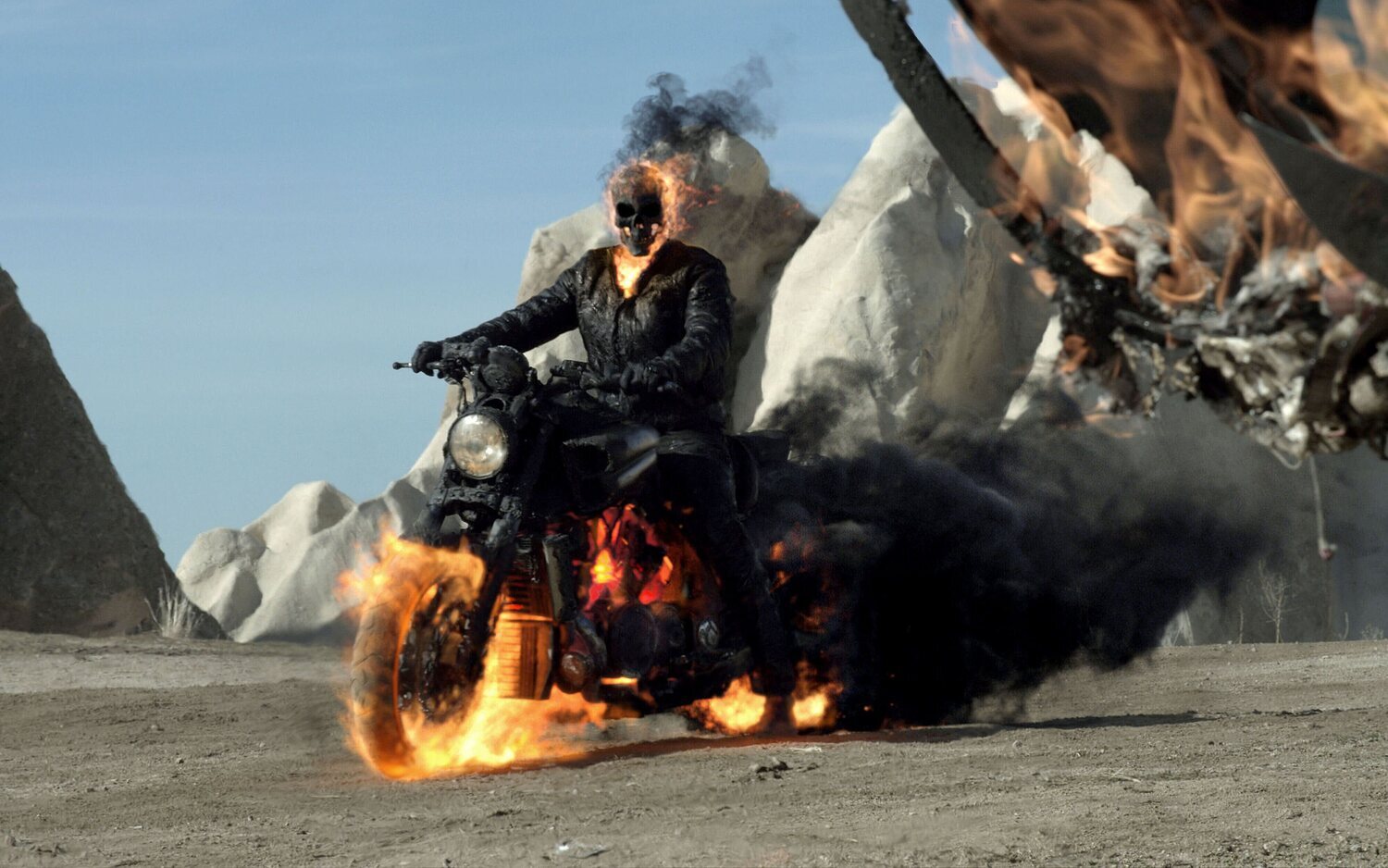 Johnny Blaze en 'Ghost Rider: Espíritu de venganza'