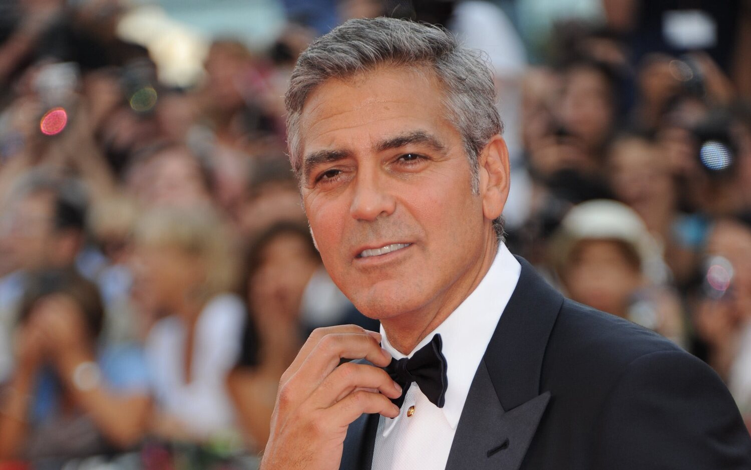 George Clooney durante el Festival de Venecia