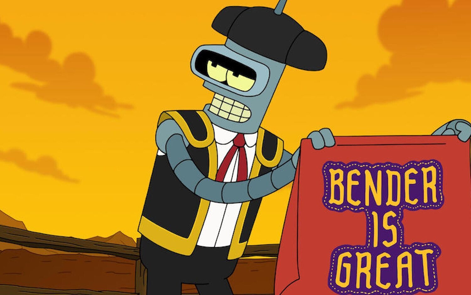 Bender ha tenido muchos trabajos. El último: matador de buggalos