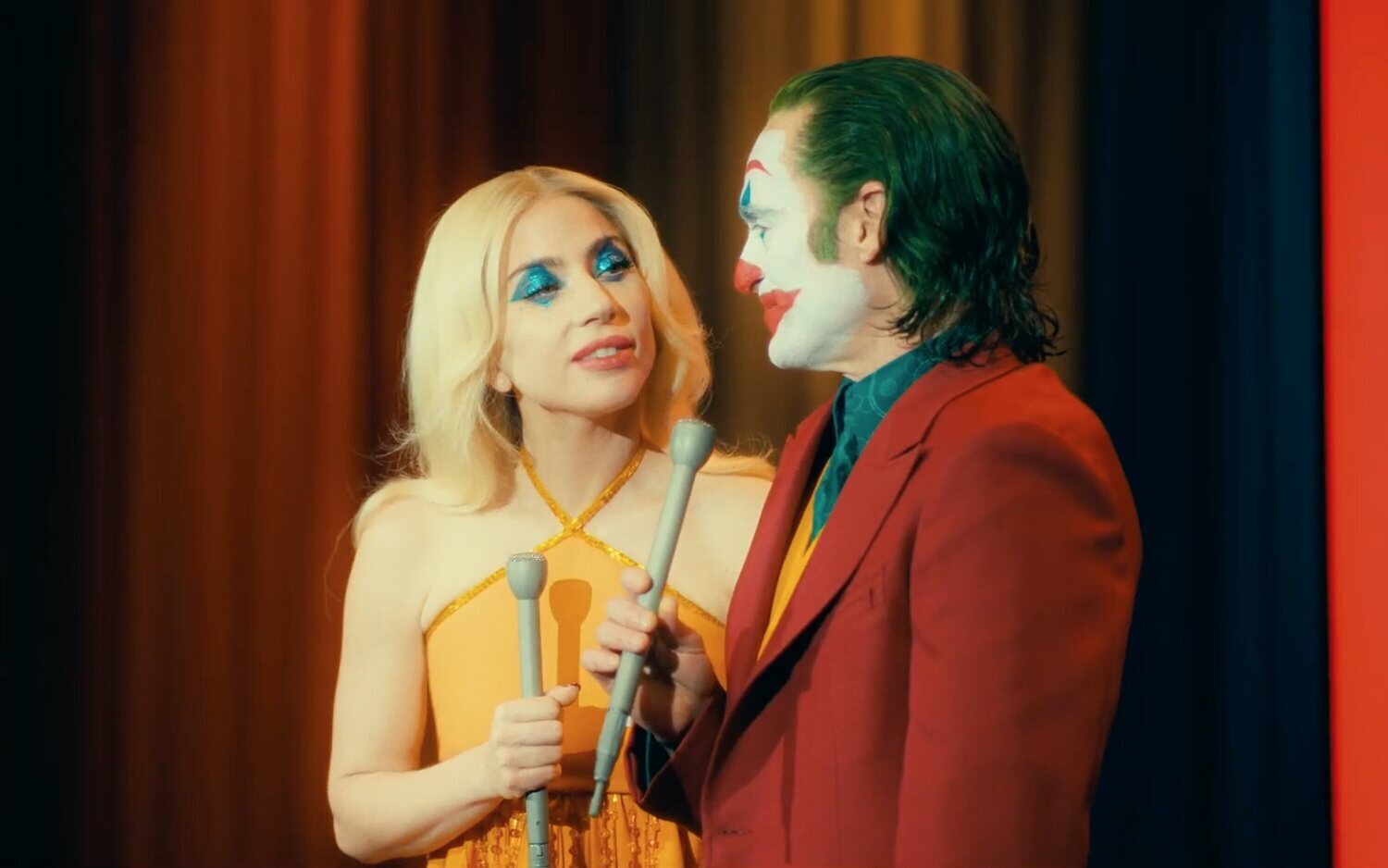 Lady Gaga y Joquin Phoenix en 'Joker: Folie à Deux'