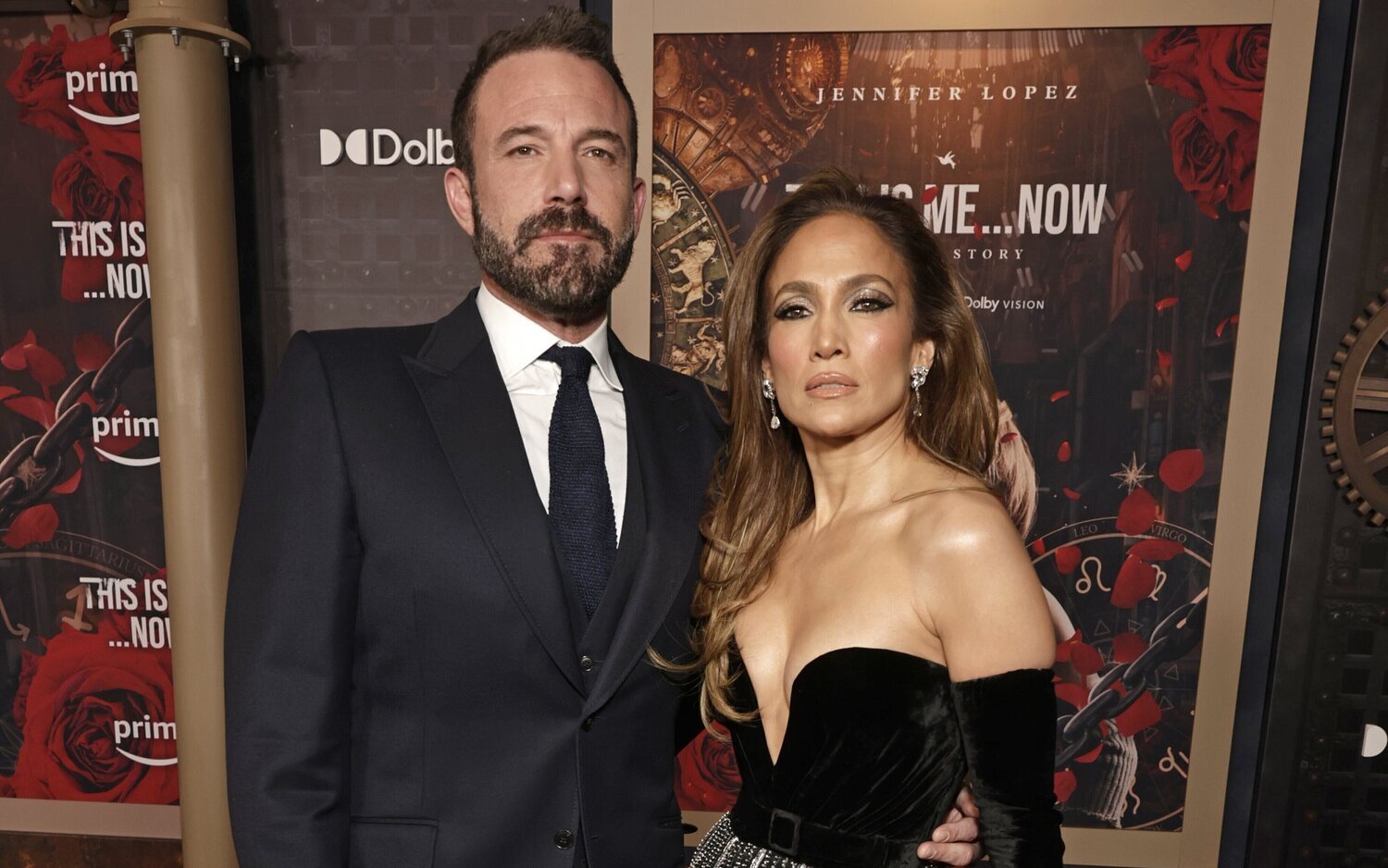 Jennifer Lopez y Ben Affleck en la premiere de 'This Is Me... Now: A Love Story''