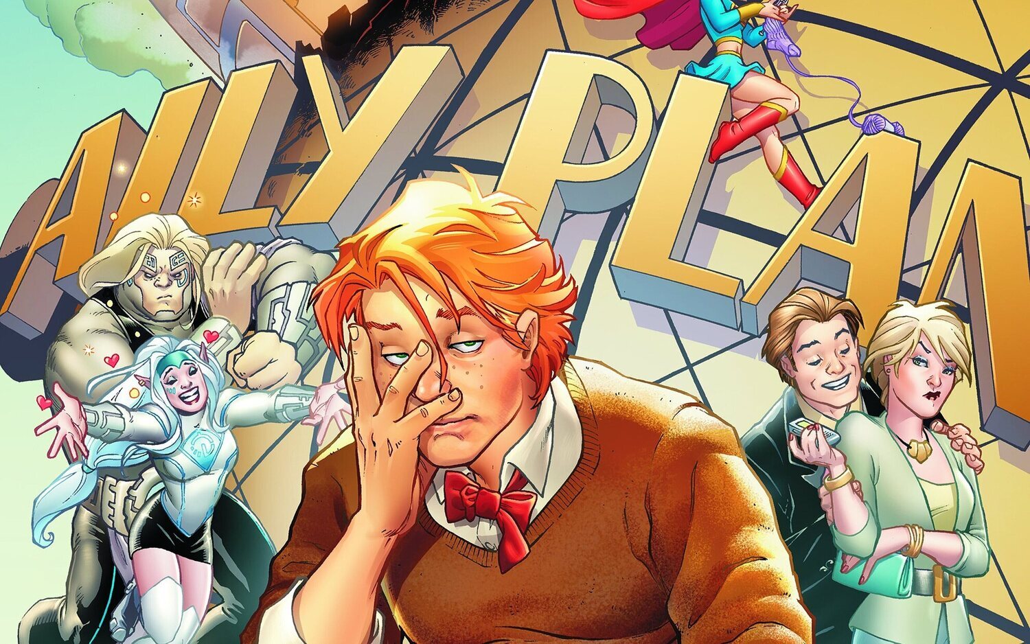 Jimmy Olsen es un joven periodista del Daily Planet amigo de Clark Kent y Lois Lane