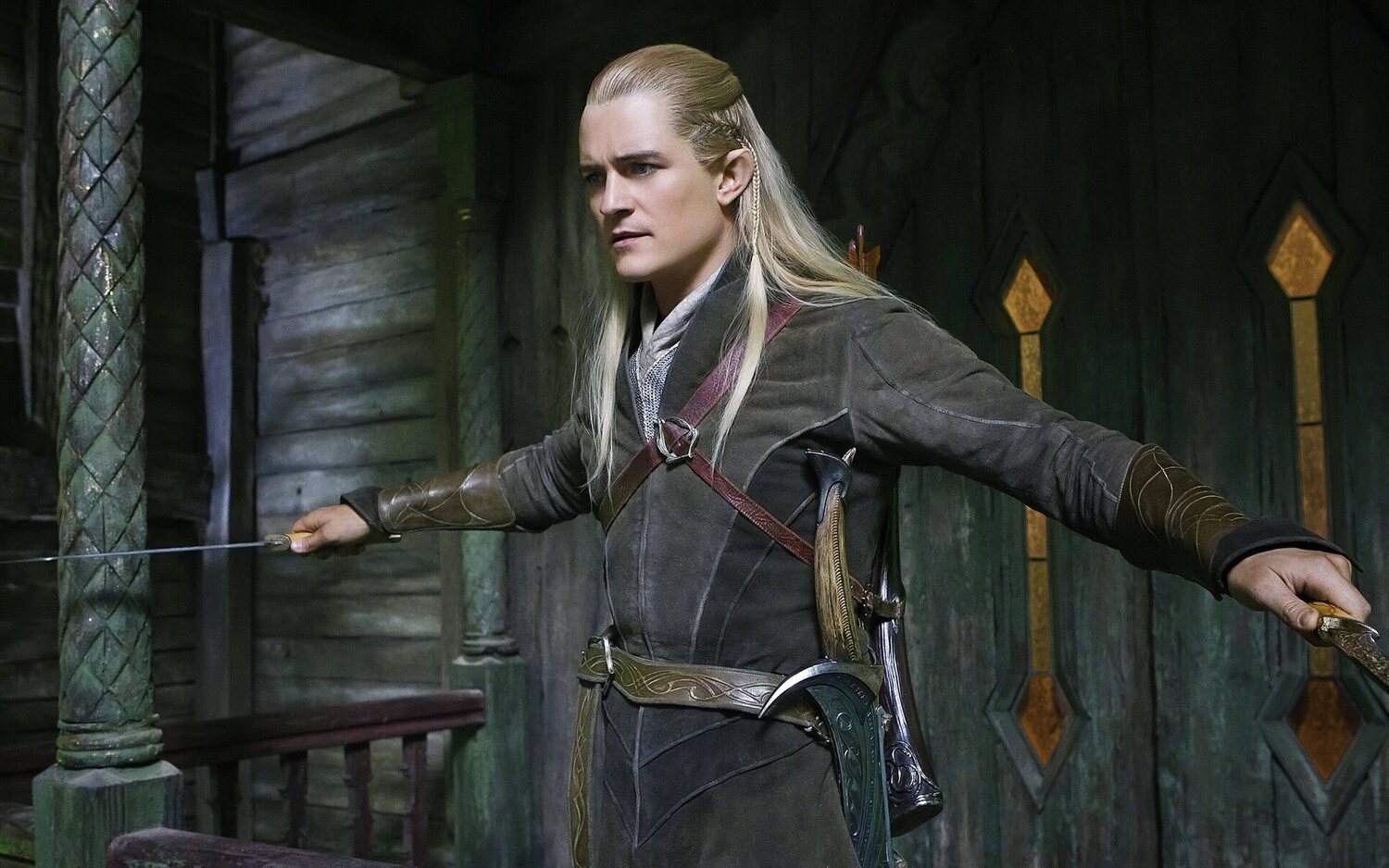 Orlando Bloom como Legolas en 'El Hobbit: La desolación de Smaug'