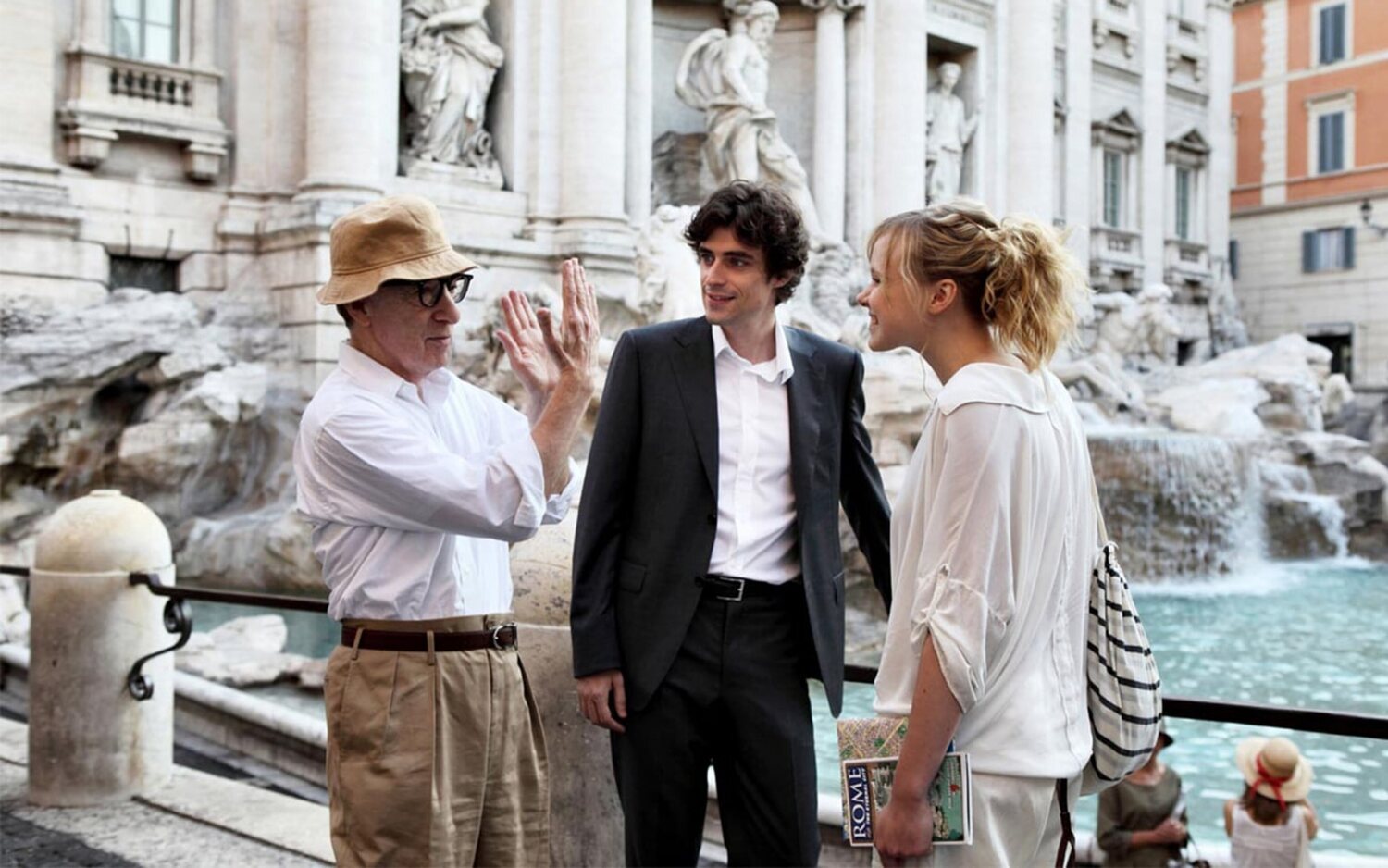 Woody Allen dirigiendo 'A Roma con amor'