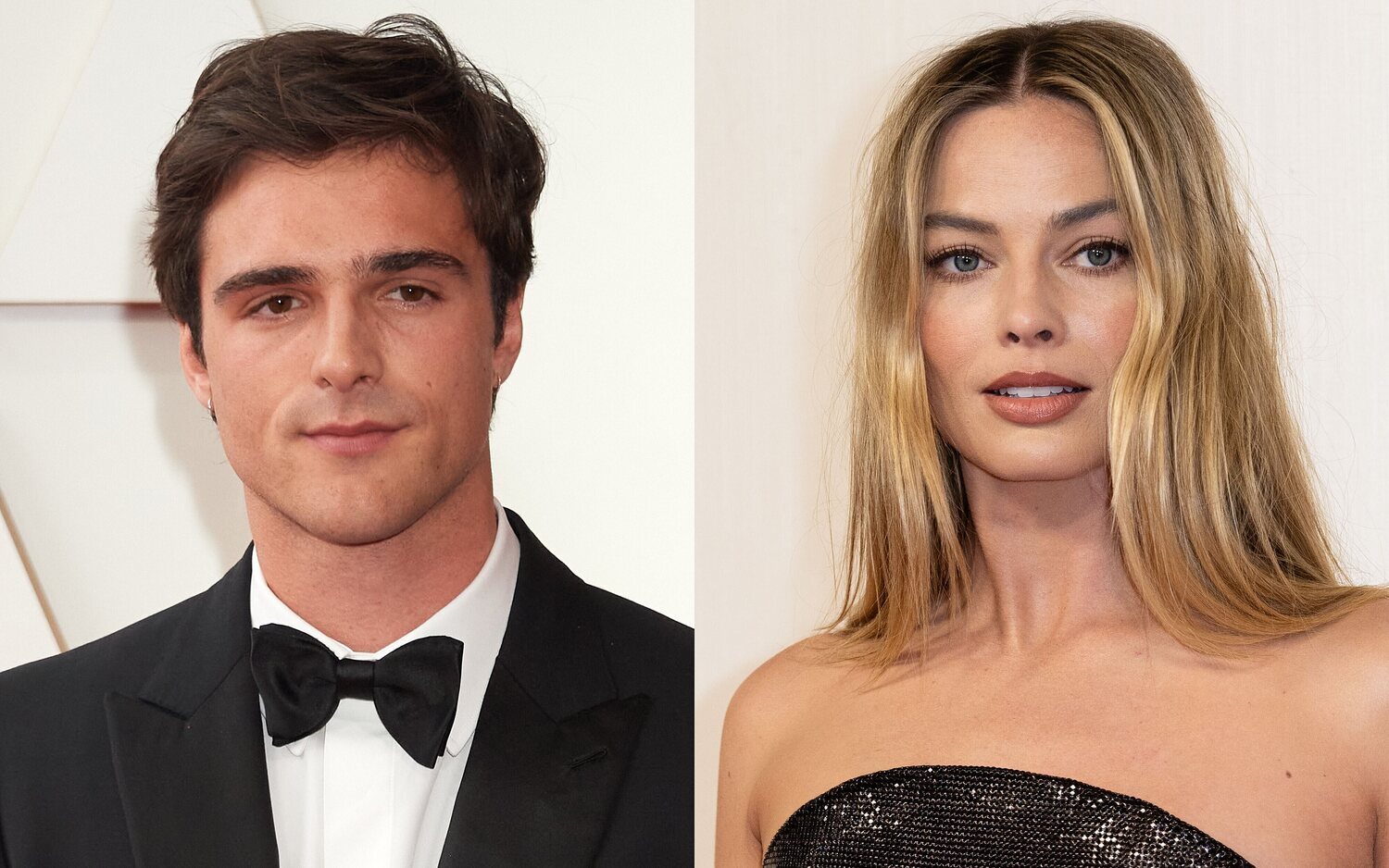 Jacob Elordi y Margot Robbie en los Oscars 2024