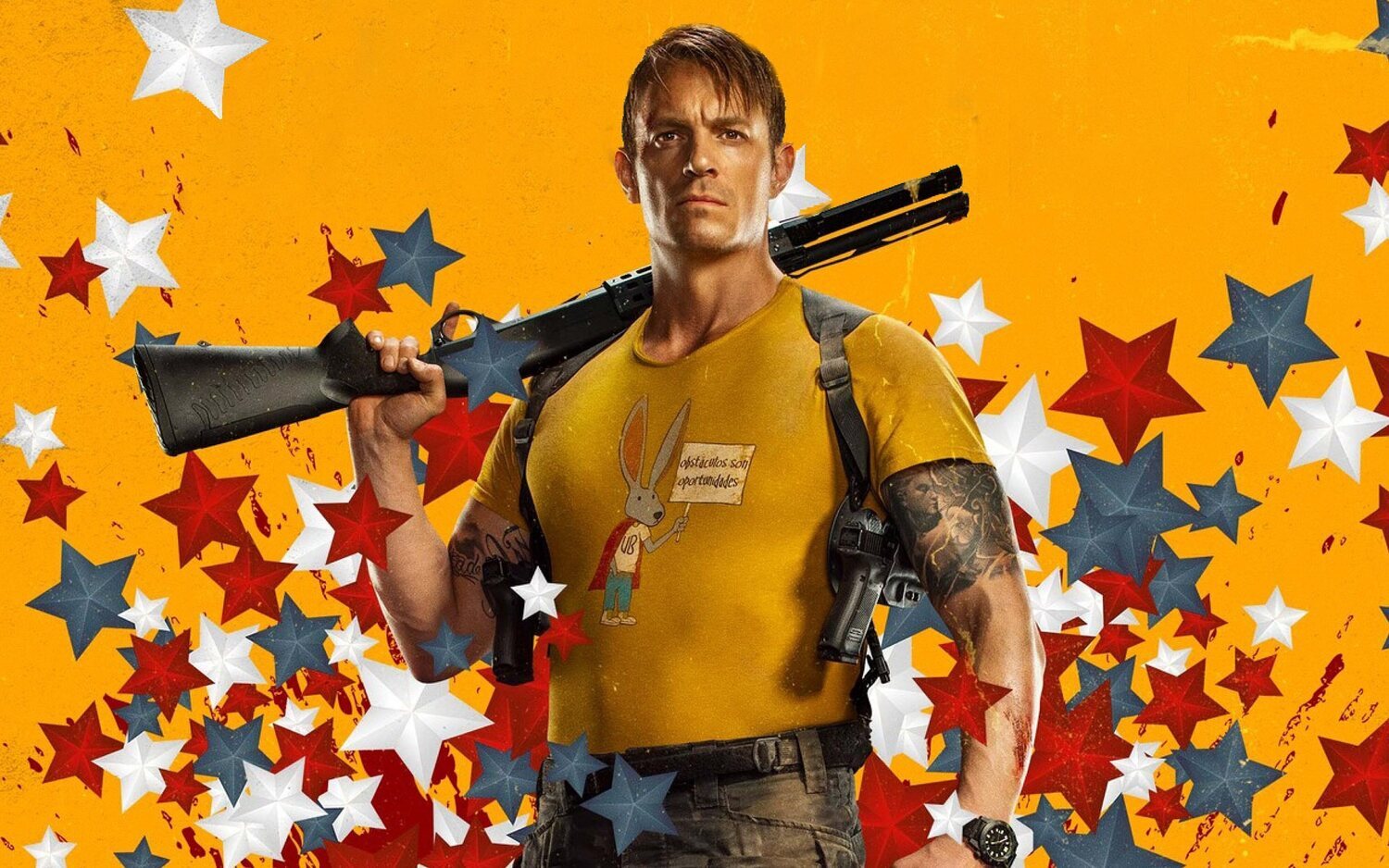 Joel Kinnaman en un póster de 'El Escuadrón Suicida'