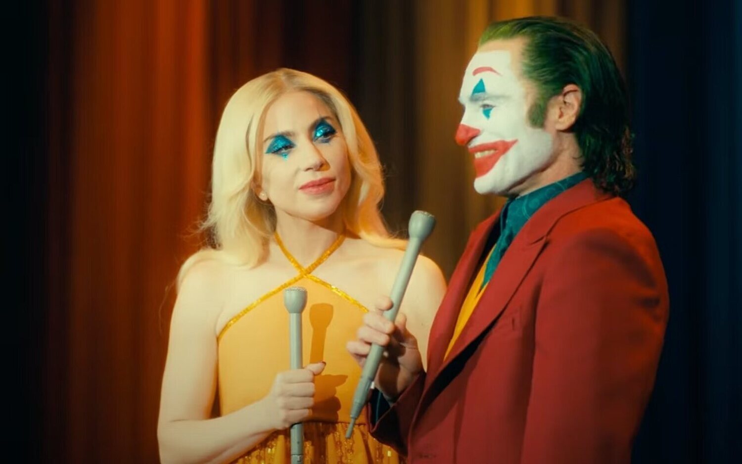 Lady Gaga y Joaquin Phoenix en 'Joker: Folie à Deux'