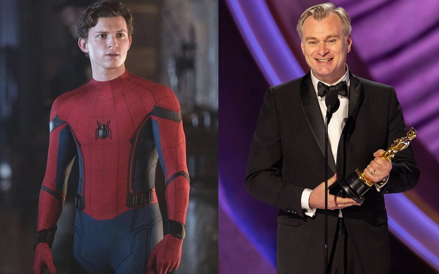 Tom Holland y Christopher Nolan