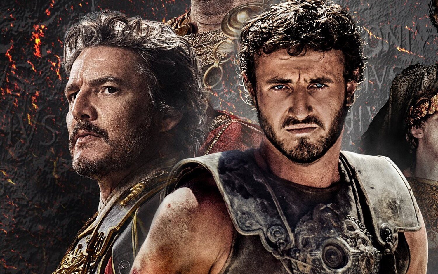 Pedro Pascal y Paul Mescal en 'Gladiator II'