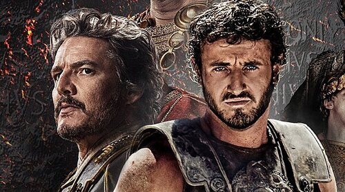 'Gladiator II': Así fue el beso improvisado de Paul Mescal a Pedro Pascal que no se verá en la película