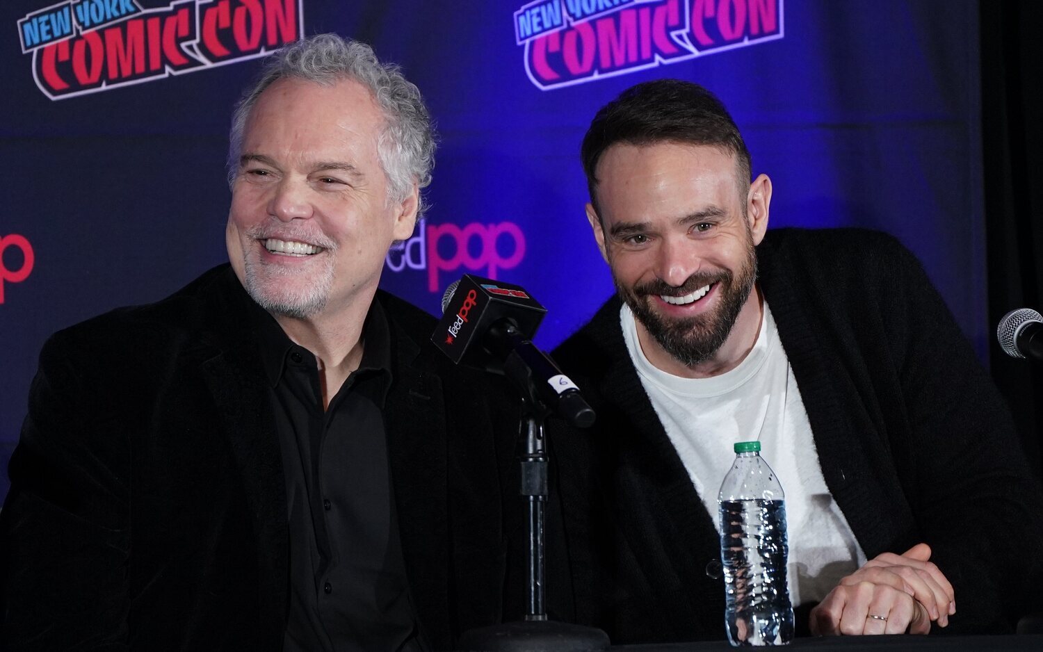 Vincent D'Onofrio y Charlie Cox en la Comic-Con de Nueva York