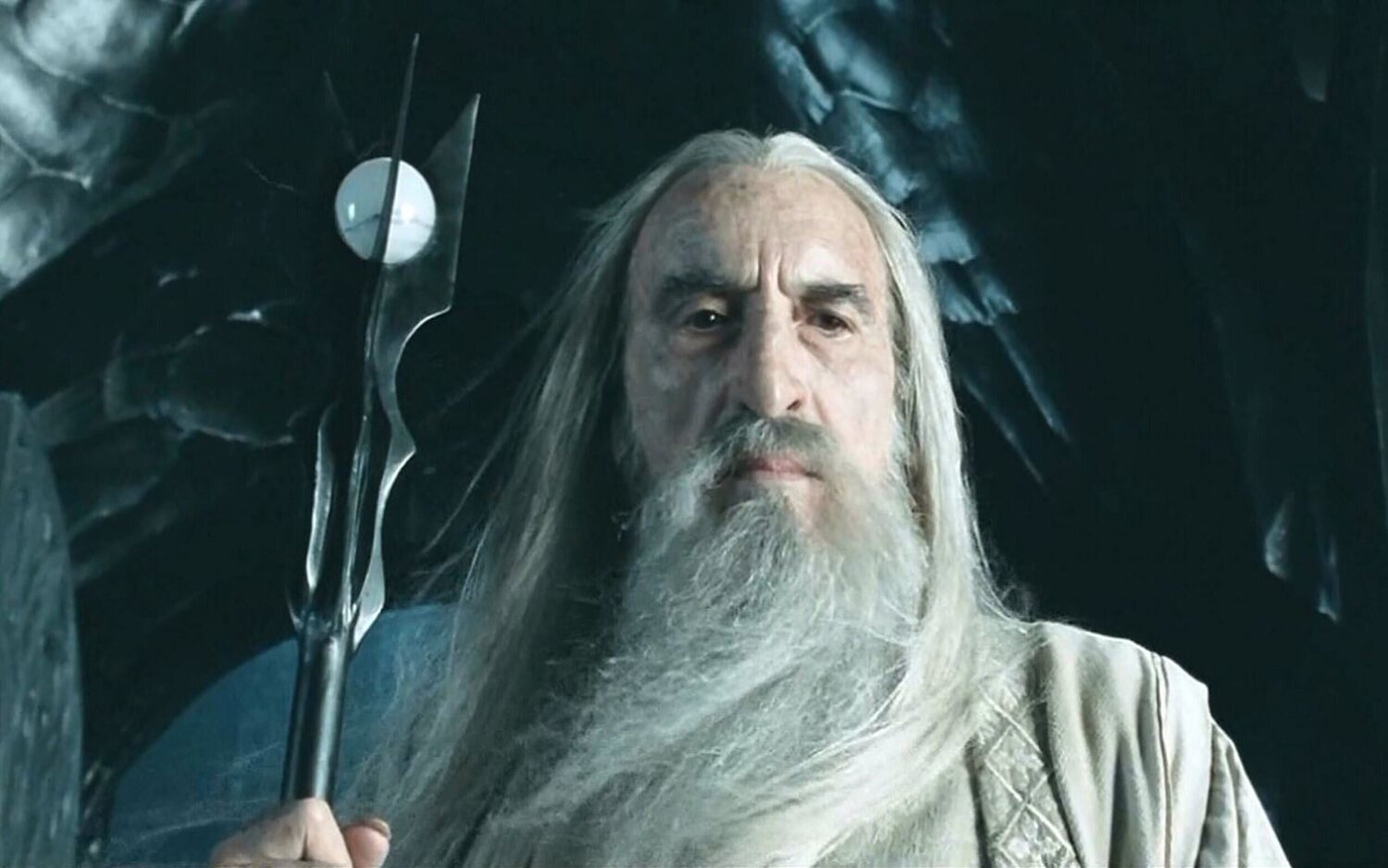 Christopher Lee como Sauron en 'El Señor de los Anillos'