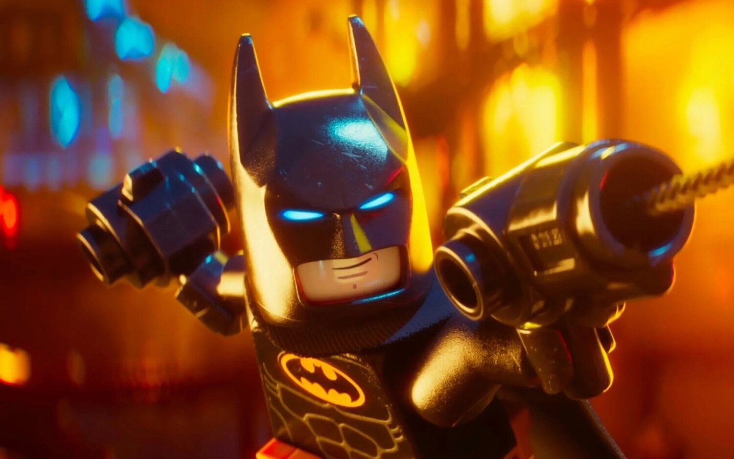 Batman combate el crimen en 'Batman: La LEGO Película'