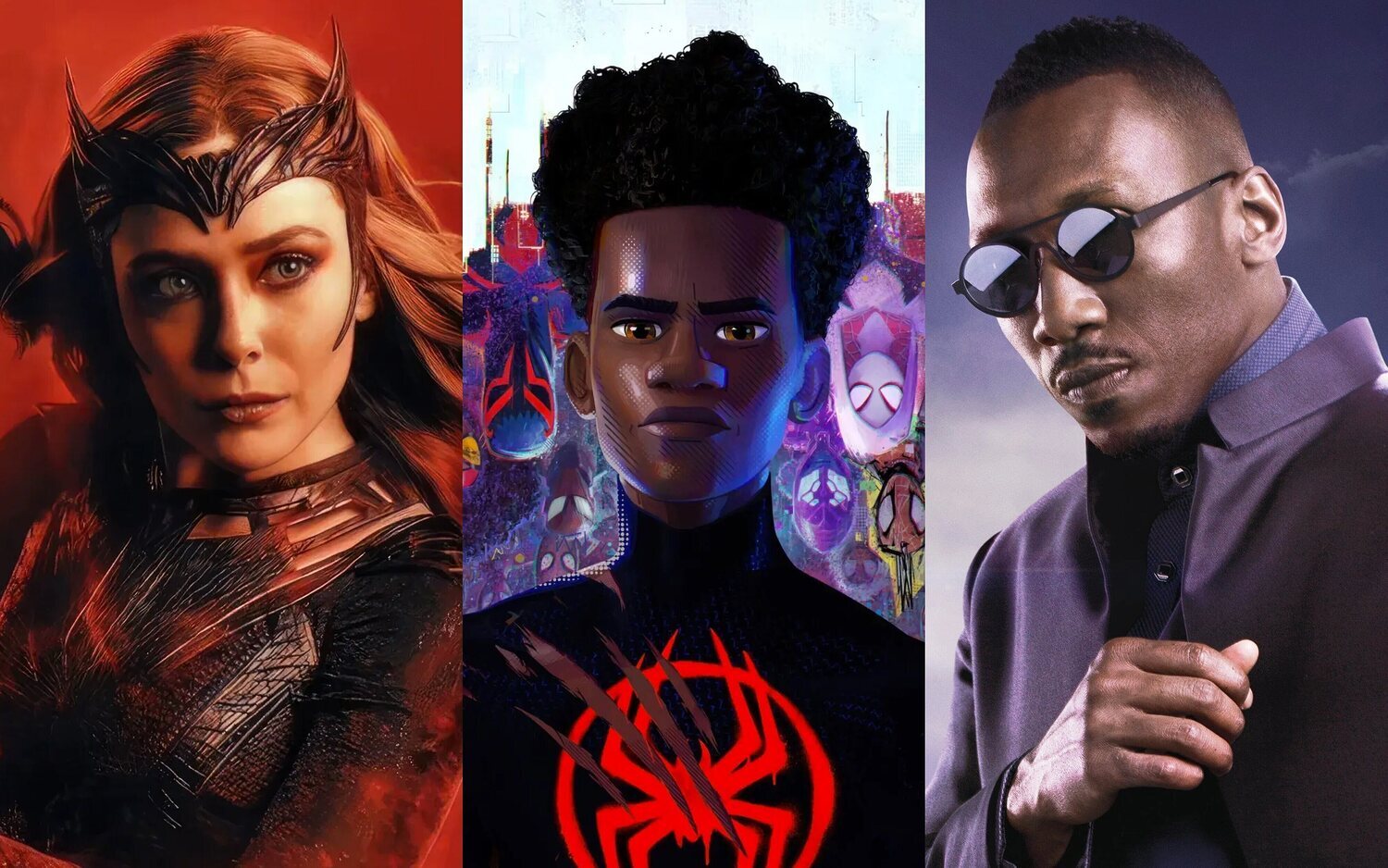 Bruja Escarlata, Miles Morales y Mahershala Ali