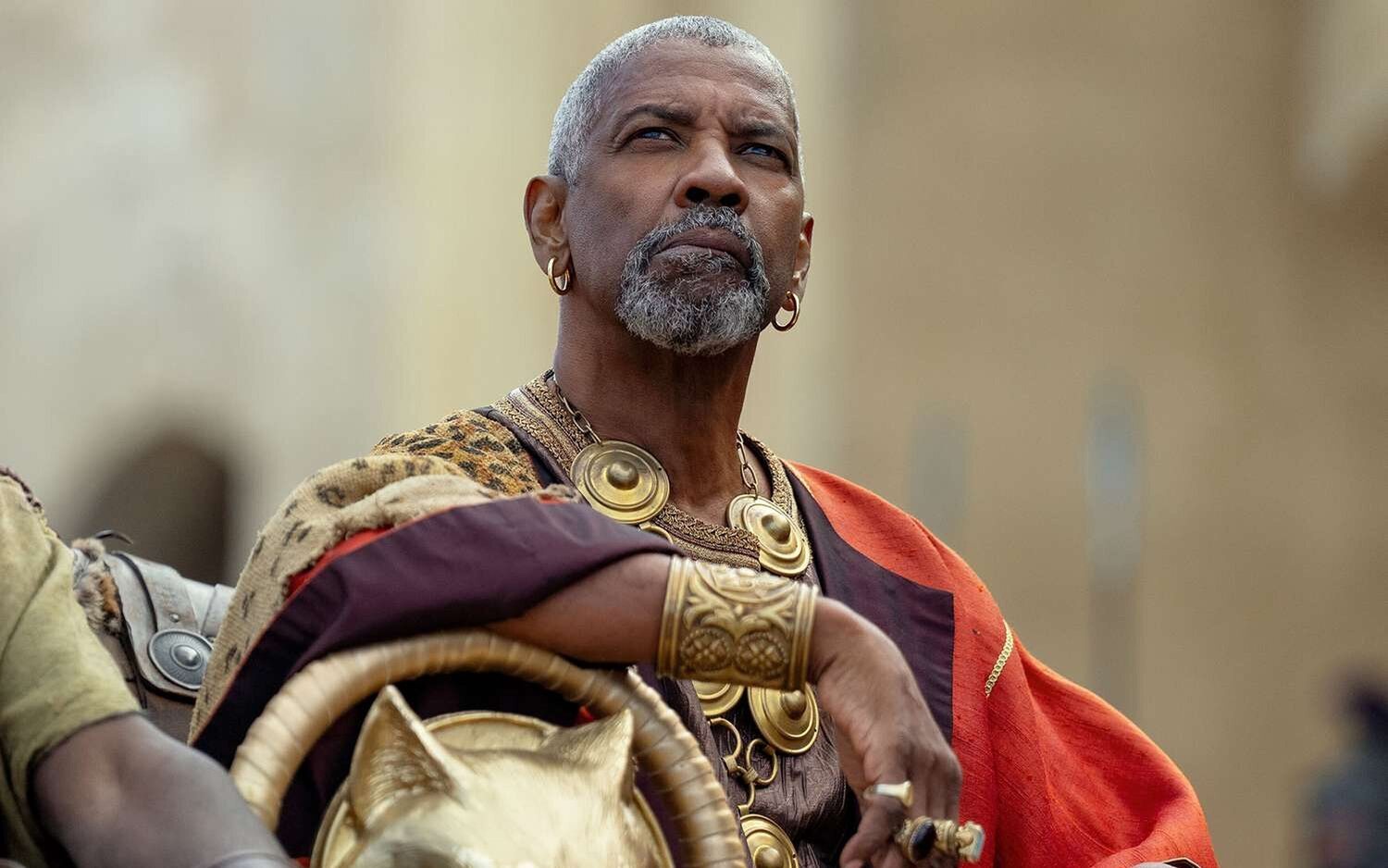 Denzel Washington como Macrino en 'Gladiator II'