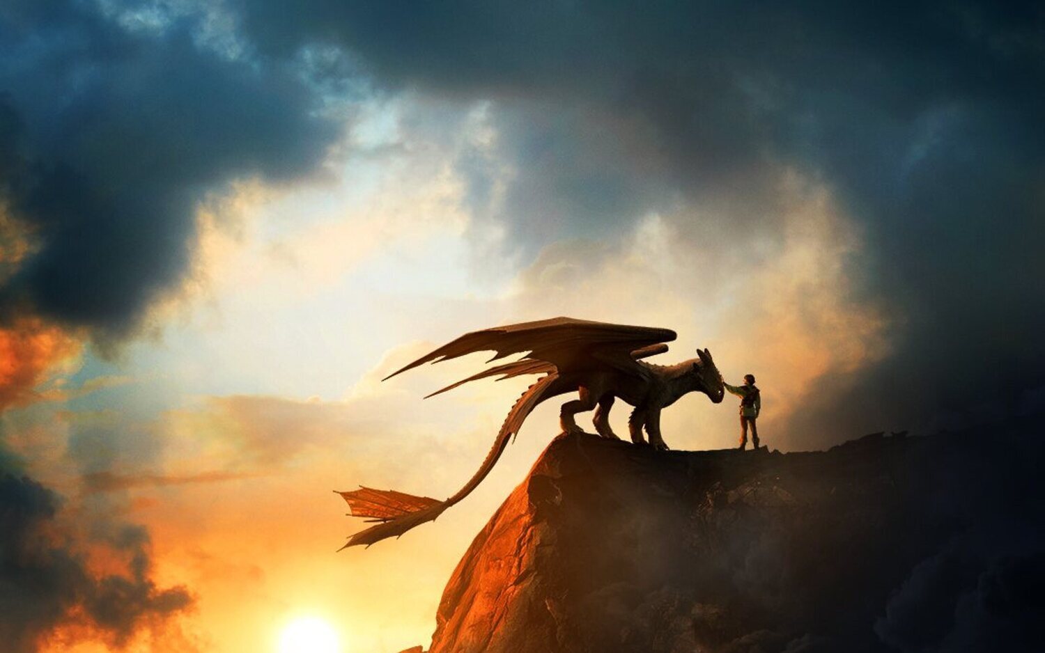 Póster del live action de 'Cómo entrenar a tu dragón'