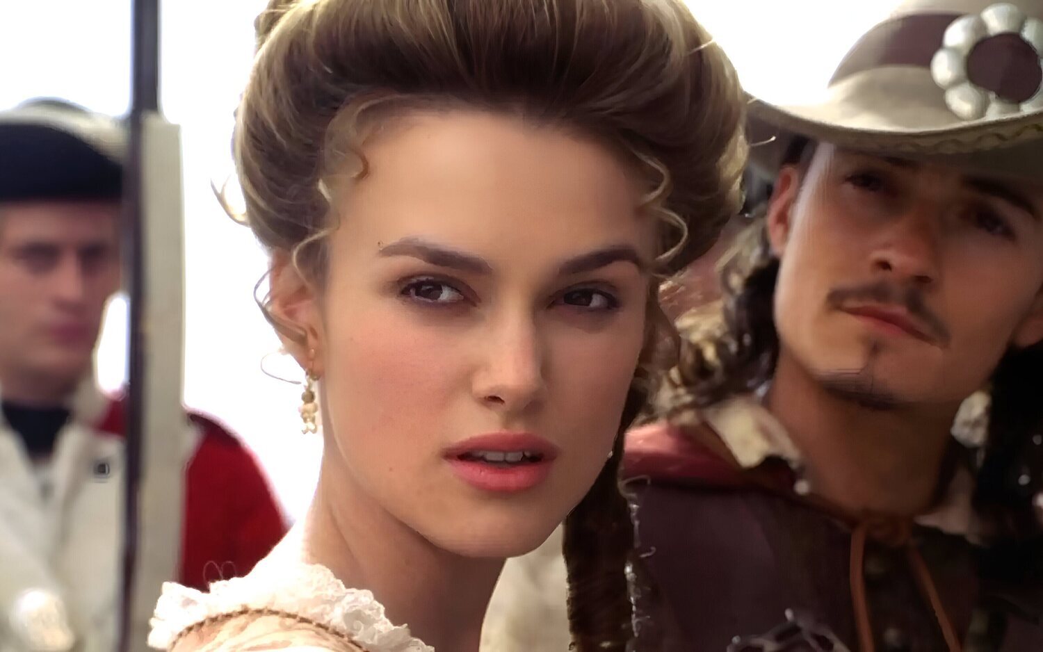 Keira Knightley como Elizabeth Swann en 'Piratas del Caribe'