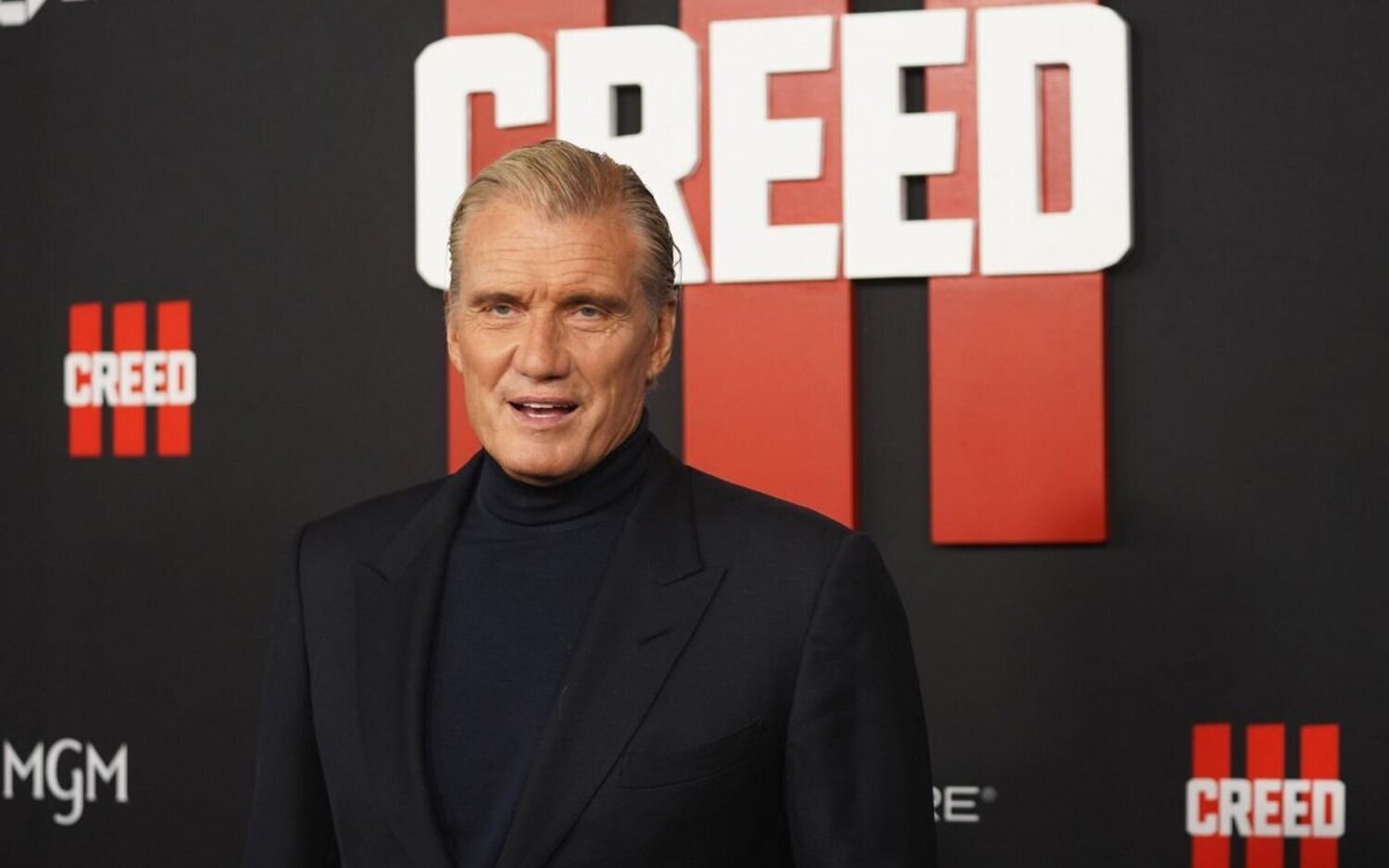 Dolph Lundgren en la premiere de 'Creed III'