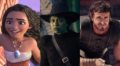 'Vaiana 2', 'Wicked' y 'Gladiator II' hacen estallar la taquilla estadounidense con el mejor Acción de Gracias de la historia